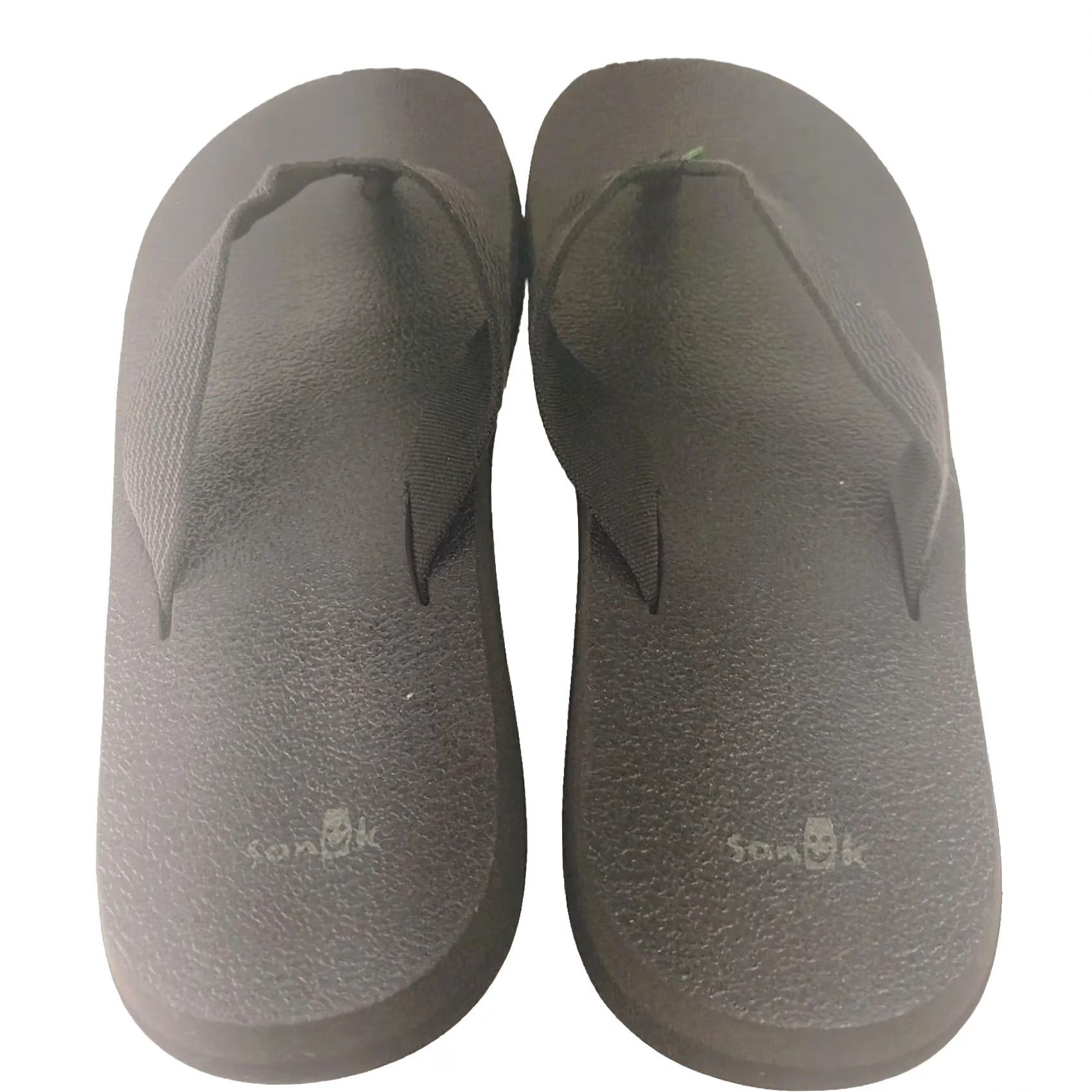 Sanuk Sanuk Yoga Joy Sandals Womens 10 Flip Flop Black Straps Zig Zig Striped Sandal Casual Comfort Summer Women Size US 10 / IT 40 - 3 Thumbnail