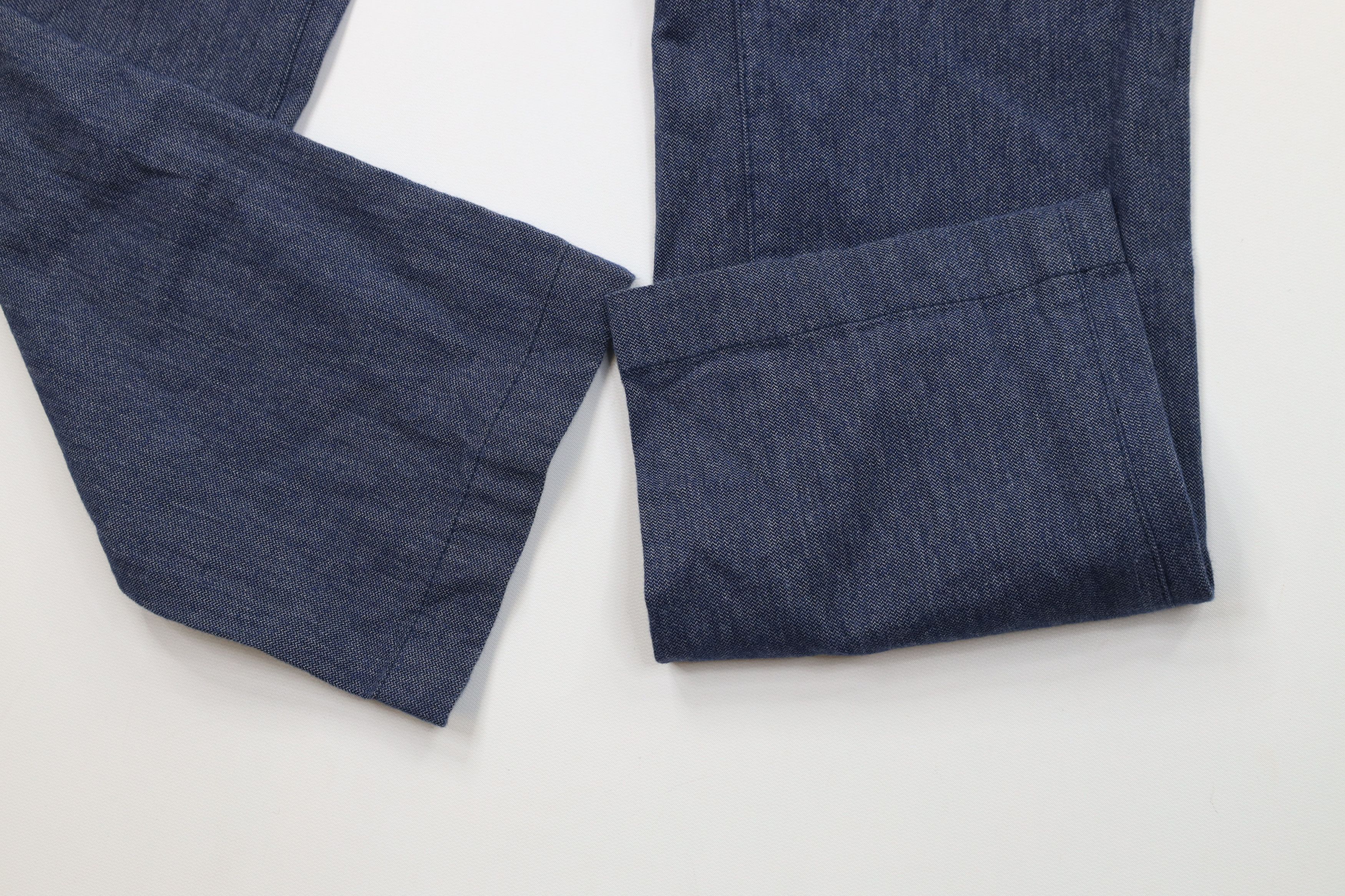 Banana Republic Banana Republic Kentfield Chambray Flannel Chino Pants Blue Size US 32 / EU 48 - 5 Thumbnail
