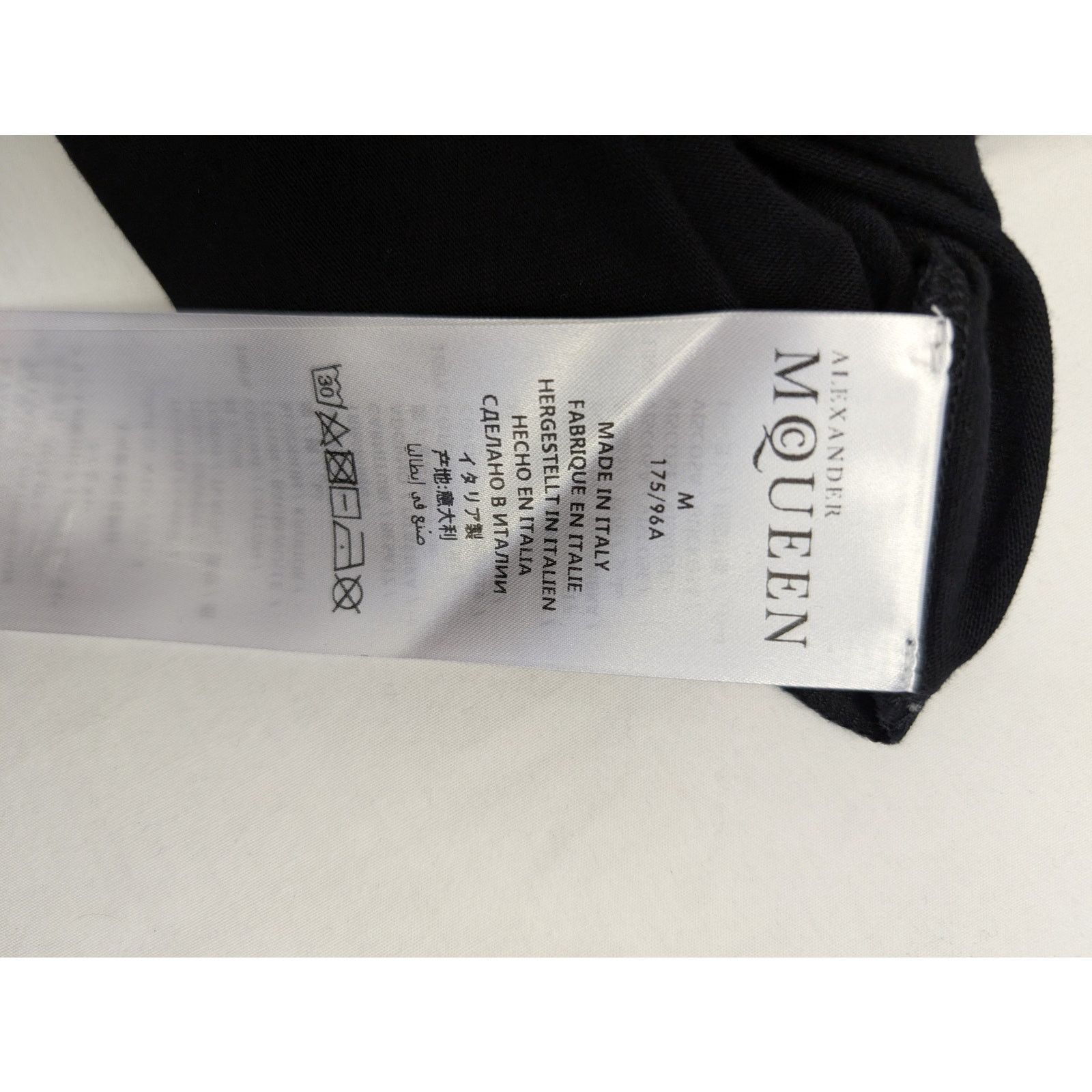 Alexander McQueen o1rshd1 T-Shirt in Black Size US M / EU 48-50 / 2 - 15 Thumbnail