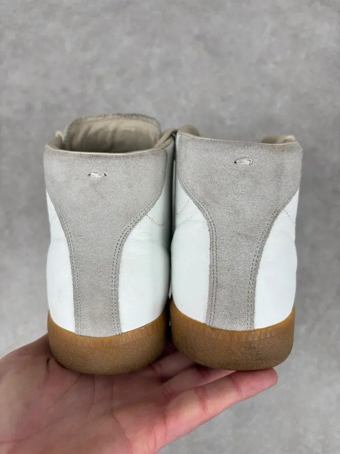 Maison Margiela Maison Margiela Replica Gats White High Leather Sneakers Size US 8.5 / EU 41-42 - 7 Thumbnail