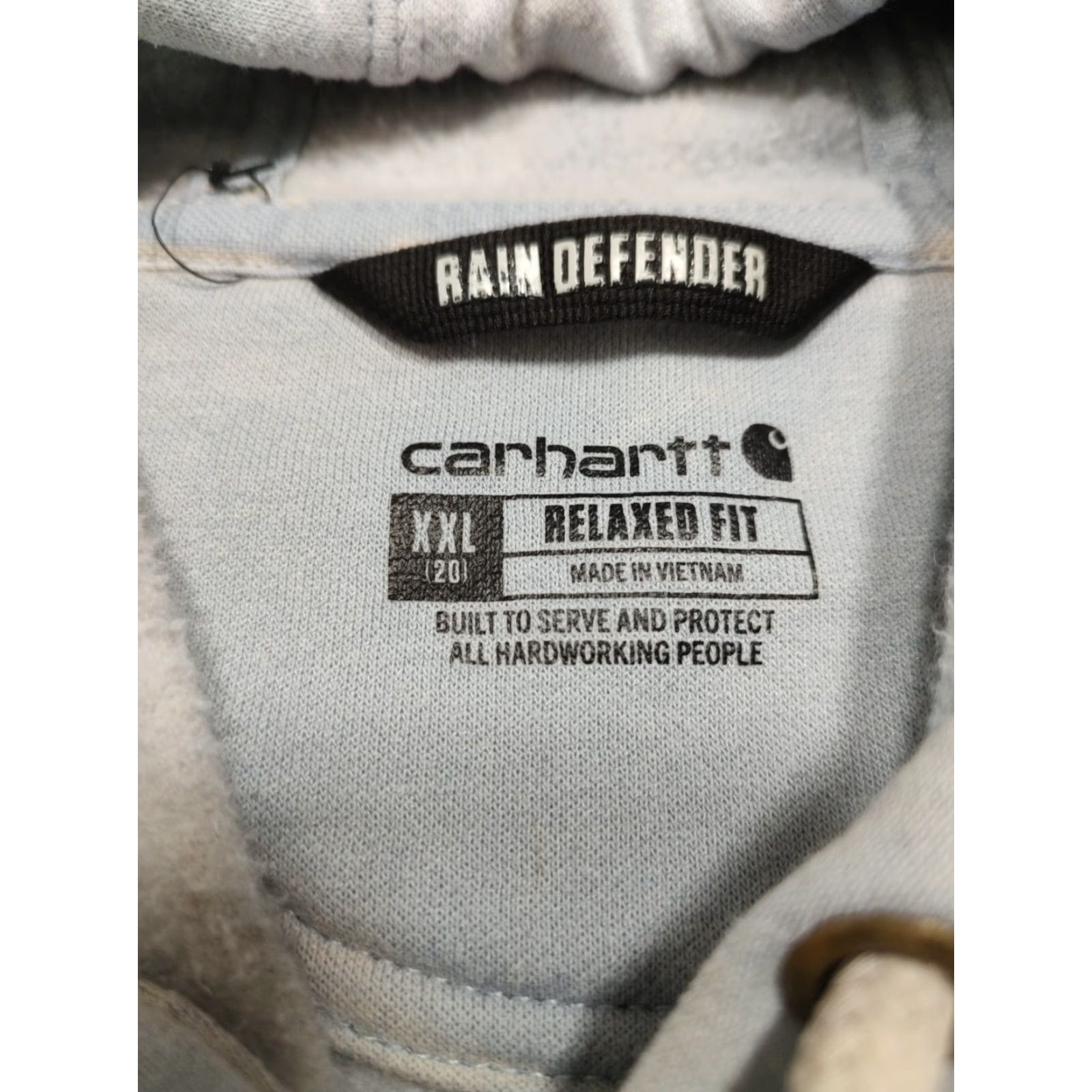 Carhartt Carhartt Hoodie Womens XXL Blue Relaxed Pullover Sweatshirt Acid Wash Tie Dye Size XXL / US 16-18 / IT 52-54 - 4 Thumbnail