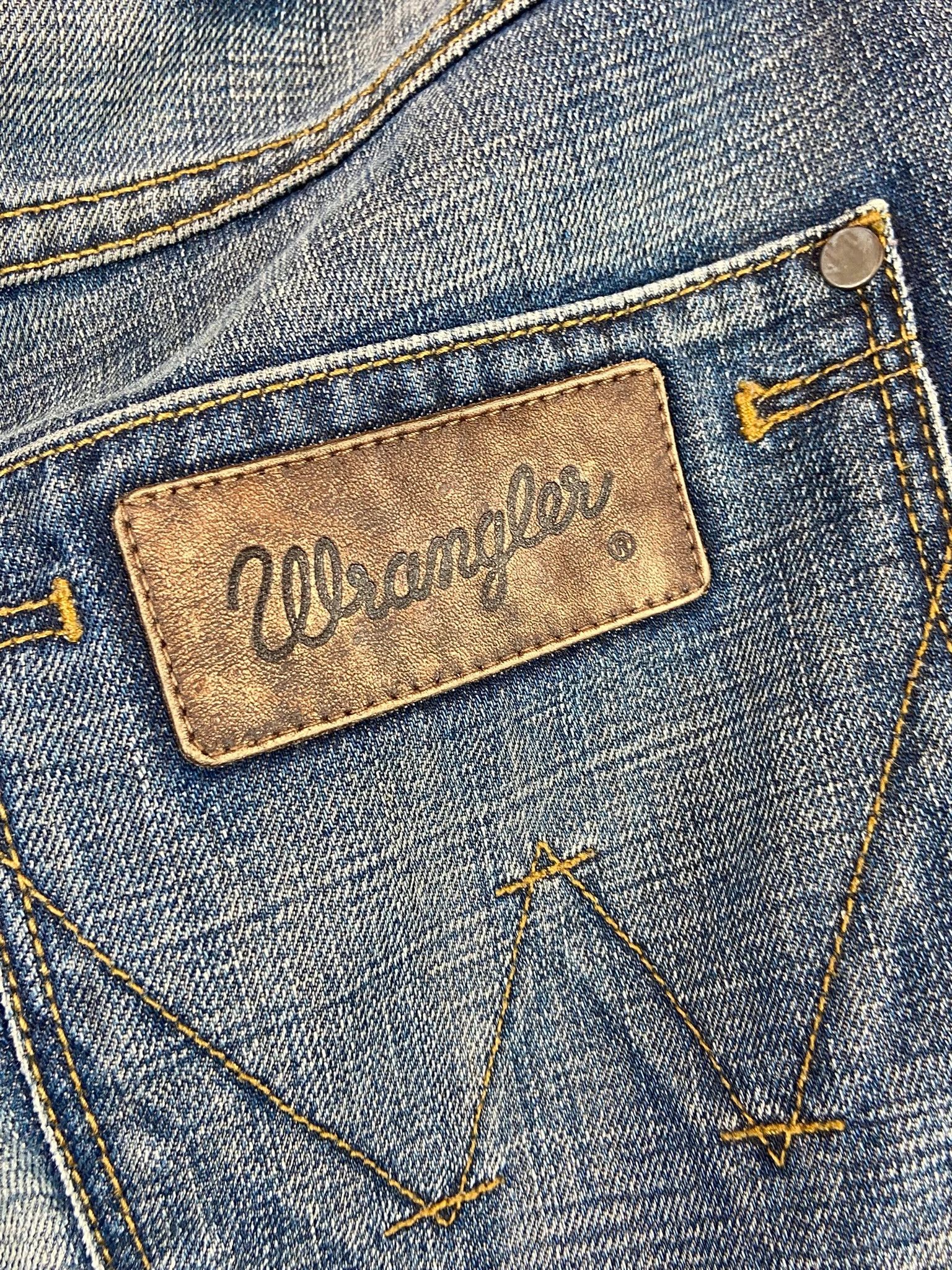 Wrangler Pants Wrangler Dark Blue Vintage Y2K Streetwear High End Size US 34 / EU 50 - 5 Thumbnail