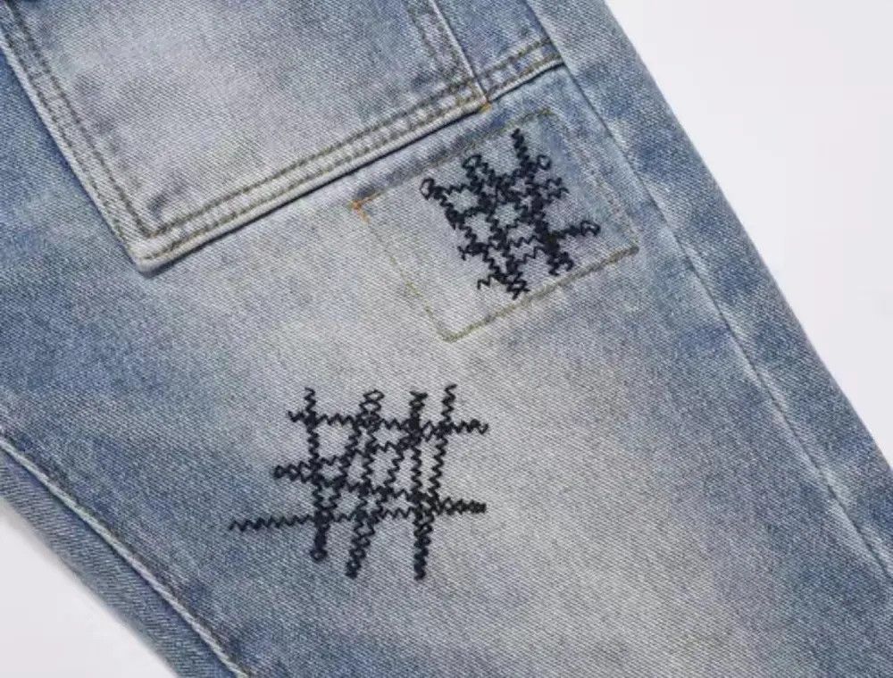 Japanese Brand × Jean Baggy Cargo Carpenter Blue Denim Jeans Size US 28 / EU 44 - 7 Thumbnail