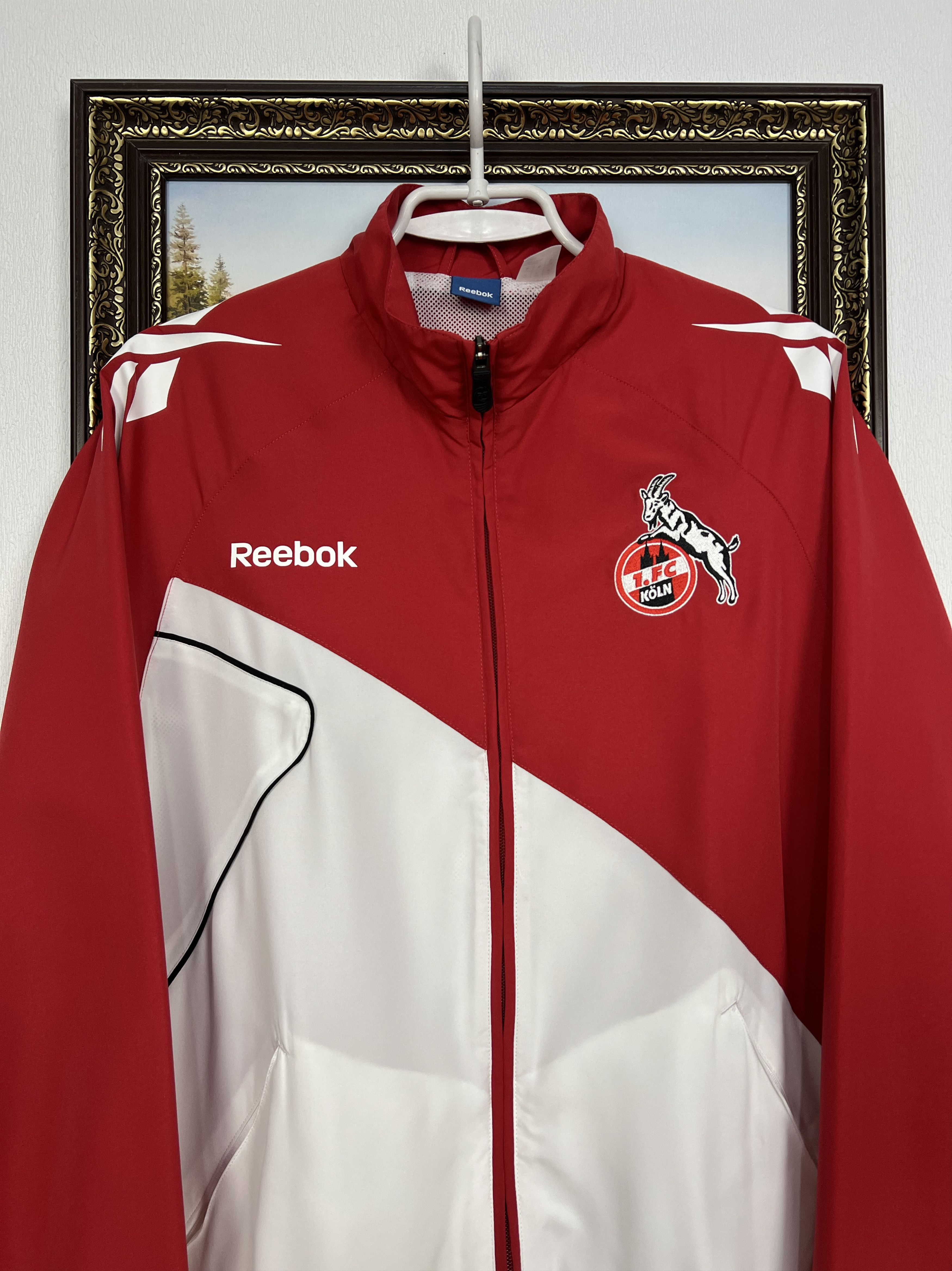 Reebok Vintage FC Koln Football Jacket Soccer Track Top Zip Rare Size US M / EU 48-50 / 2 - 2 Thumbnail