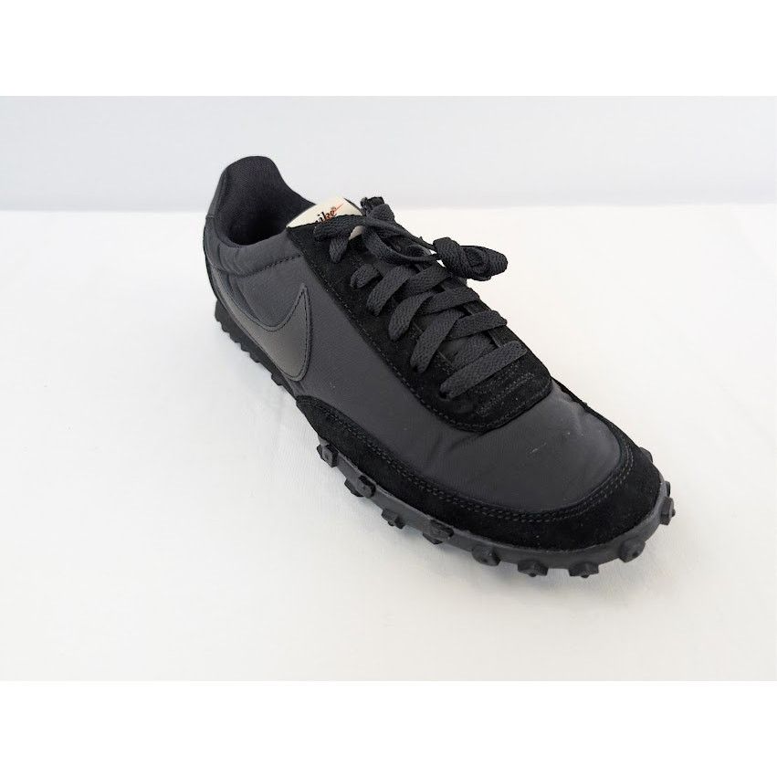 CDG by Comme des Garcons × Nike o1rshd1 Waffle Racer Low Top Sneaker in Black / White Size US 9.5 / EU 42-43 - 3 Thumbnail