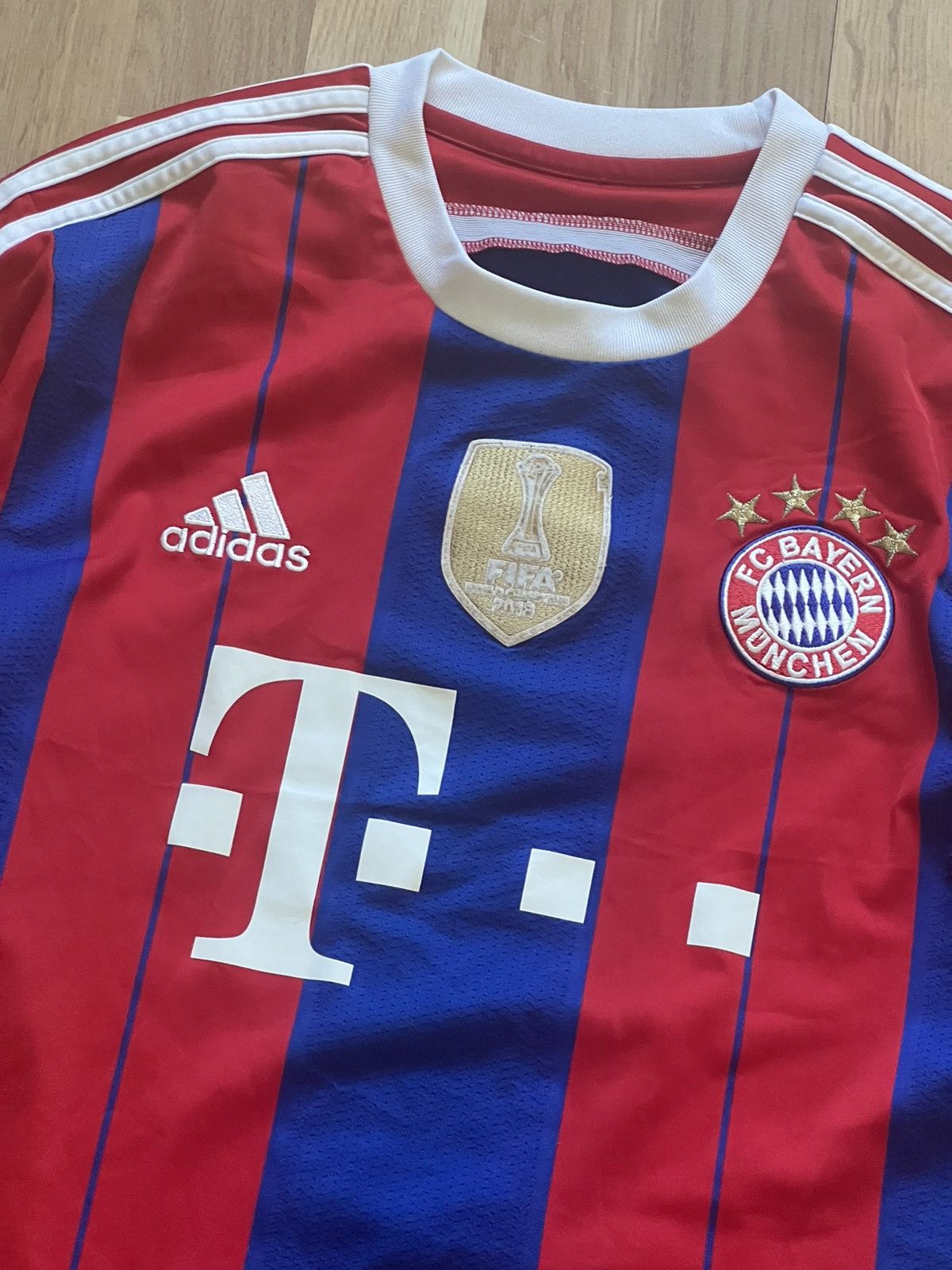Adidas Adidas soccer jersey Bayern Munchen 2014 red football Size US M / EU 48-50 / 2 - 3 Thumbnail
