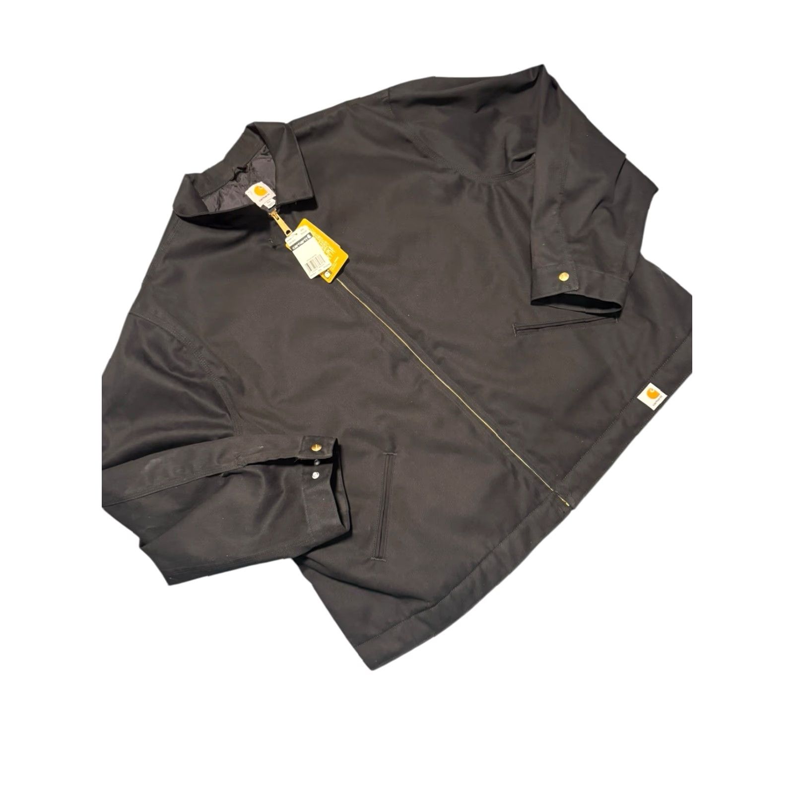 Carhartt VINTAGE Carhartt Men's Workwear Lined Bomber Twill Work Jacket J293 BLK Black 4XL NWT Size US XXL / EU 58 / 5 - 3 Thumbnail