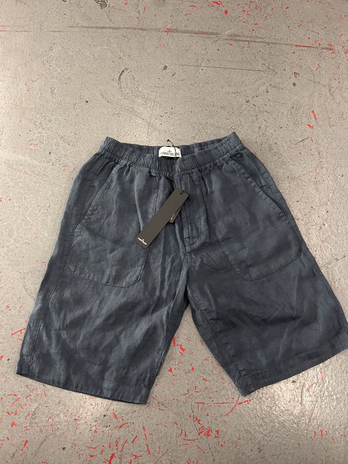 Stone Island Stone Island Blue Bermuda Shorts Size 29 New Size US 29 - 1 Thumbnail