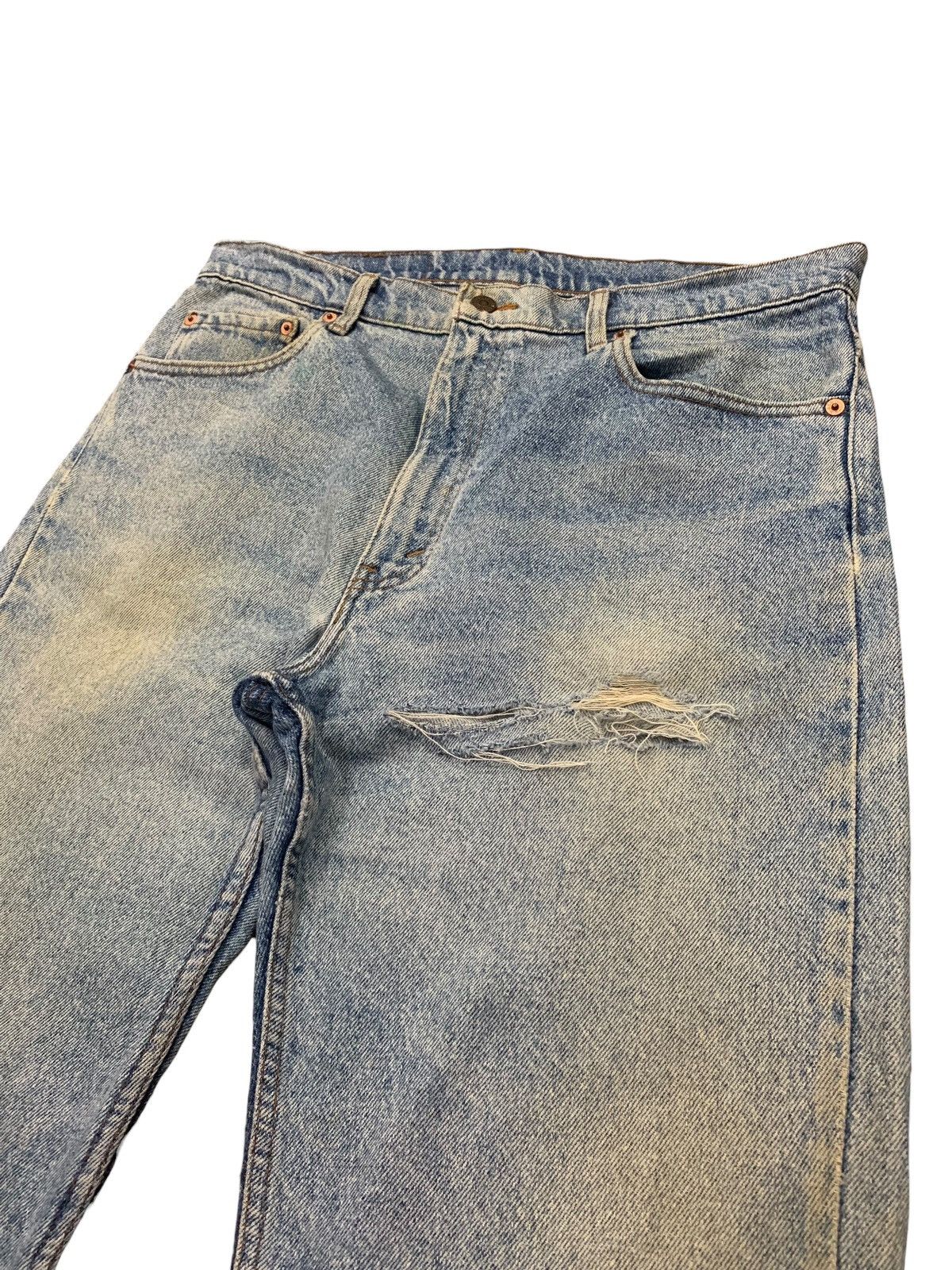 Levi's Vintage Levis USA Distressed Mudwash Denim Pants (AC8) Size US 35 - 6 Thumbnail