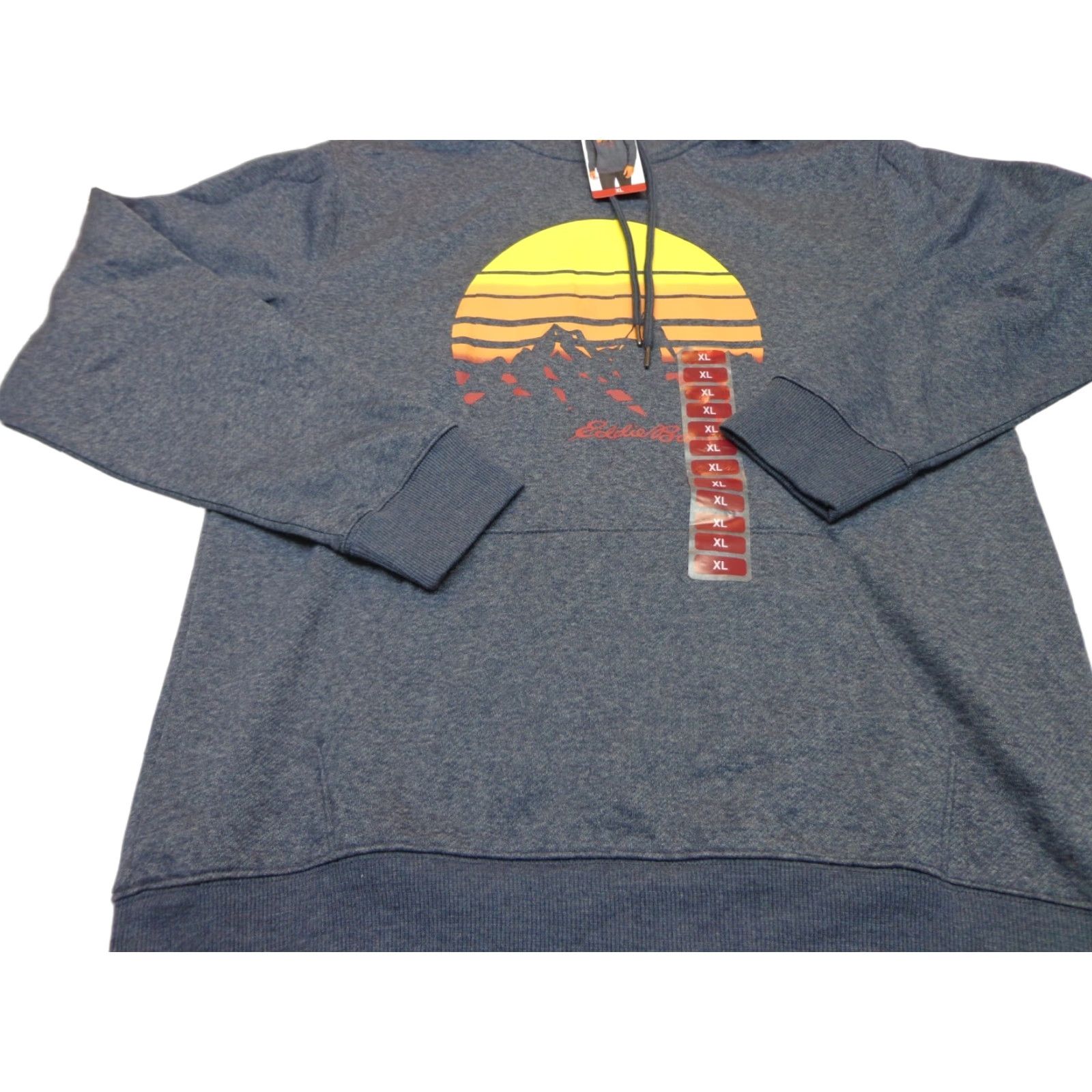 Eddie Bauer Eddie Bauer Hoodie Outdoor Fleece Blue XL Mens Pullover Hooded All Seasons Hiking Logo Casual Weatherproof Heather Navy Blue XL NEW Size US XL / EU 56 / 4 - 1 Thumbnail