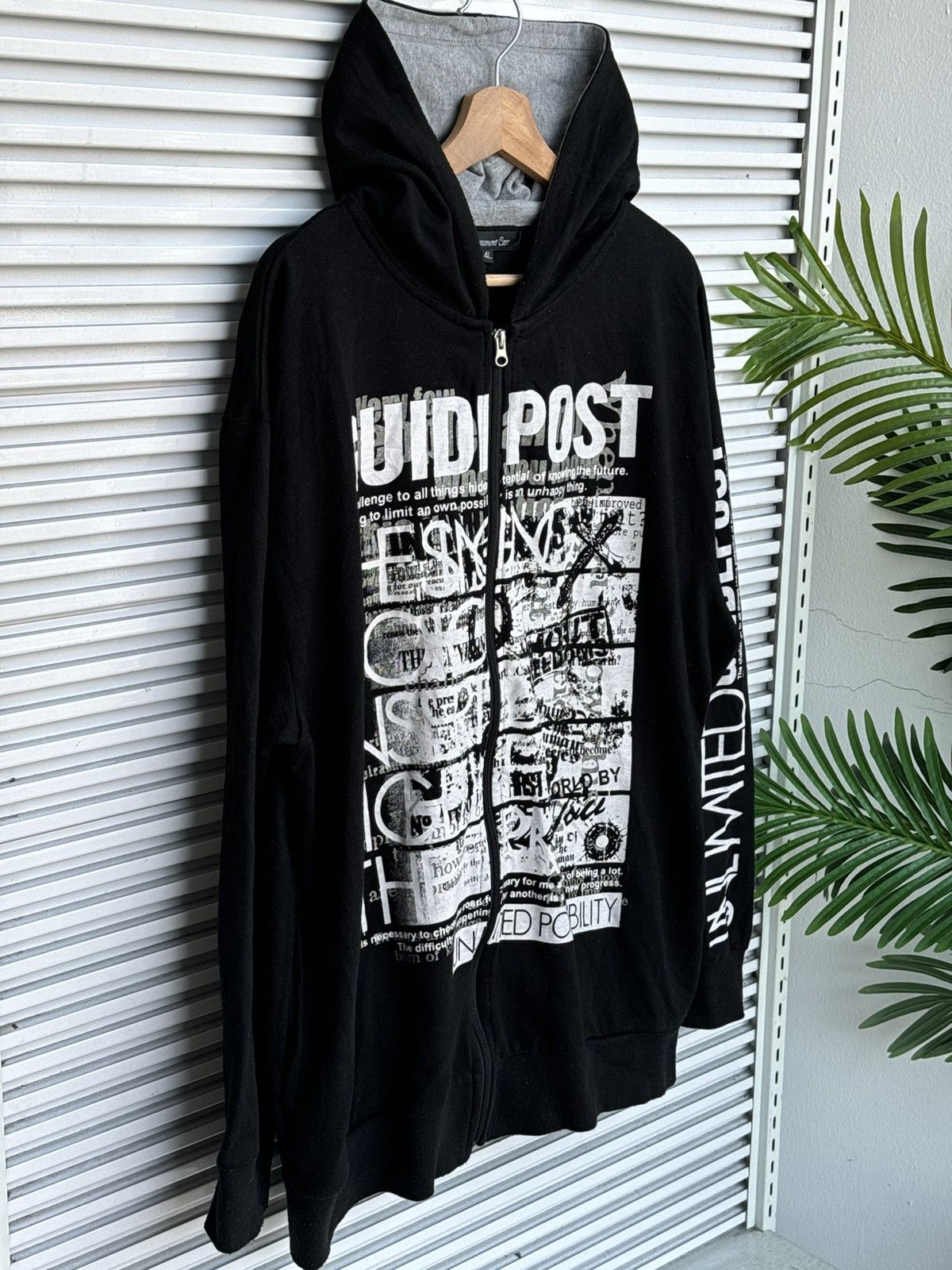 Japanese Brand Beaumont Carr Punk Riot Poem Rope Hoodies Size US XXL / EU 58 / 5 - 2 Thumbnail