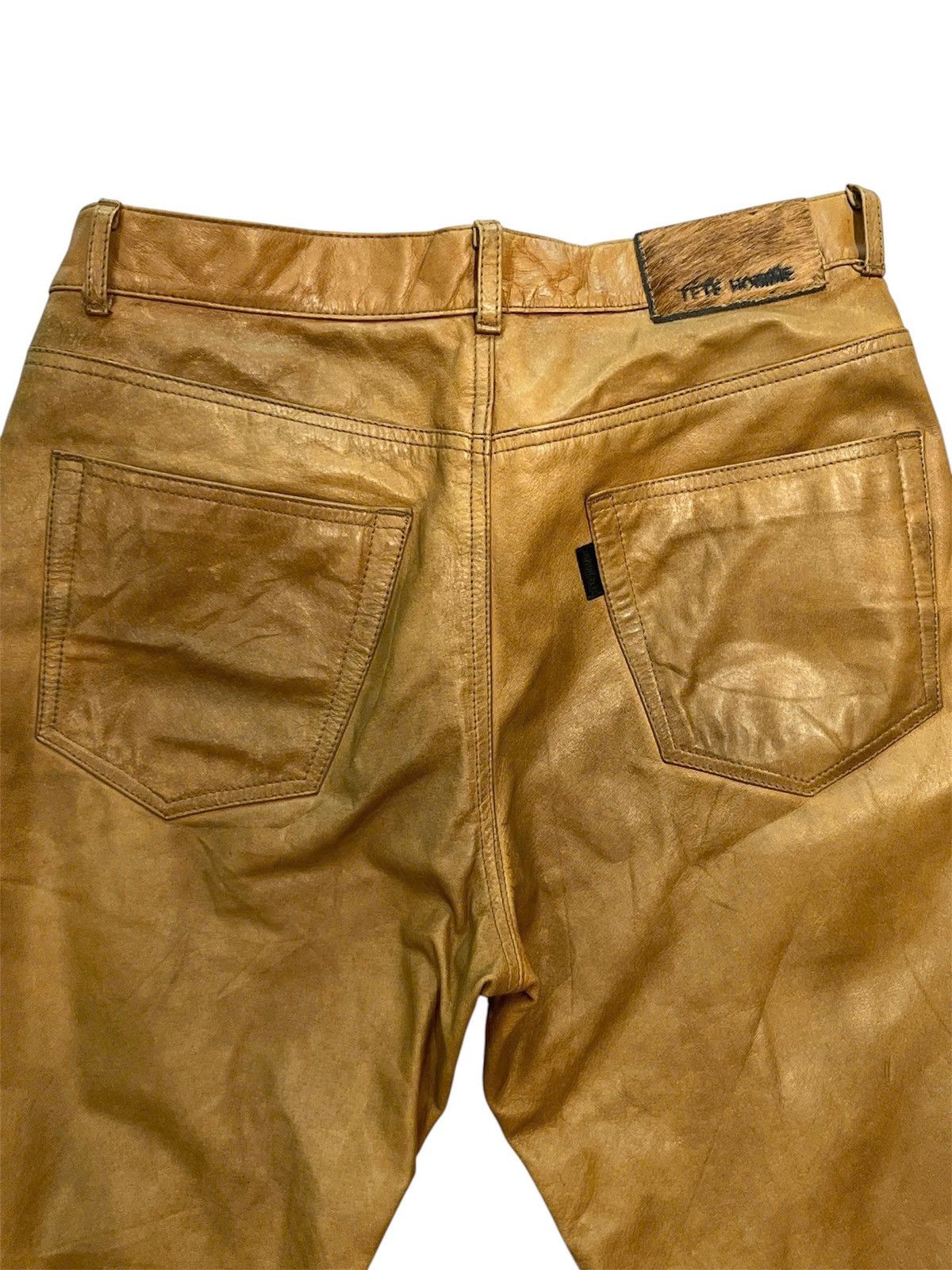 Tete Homme TETEHOMME LEATHER PANT Size US 31 - 3 Thumbnail
