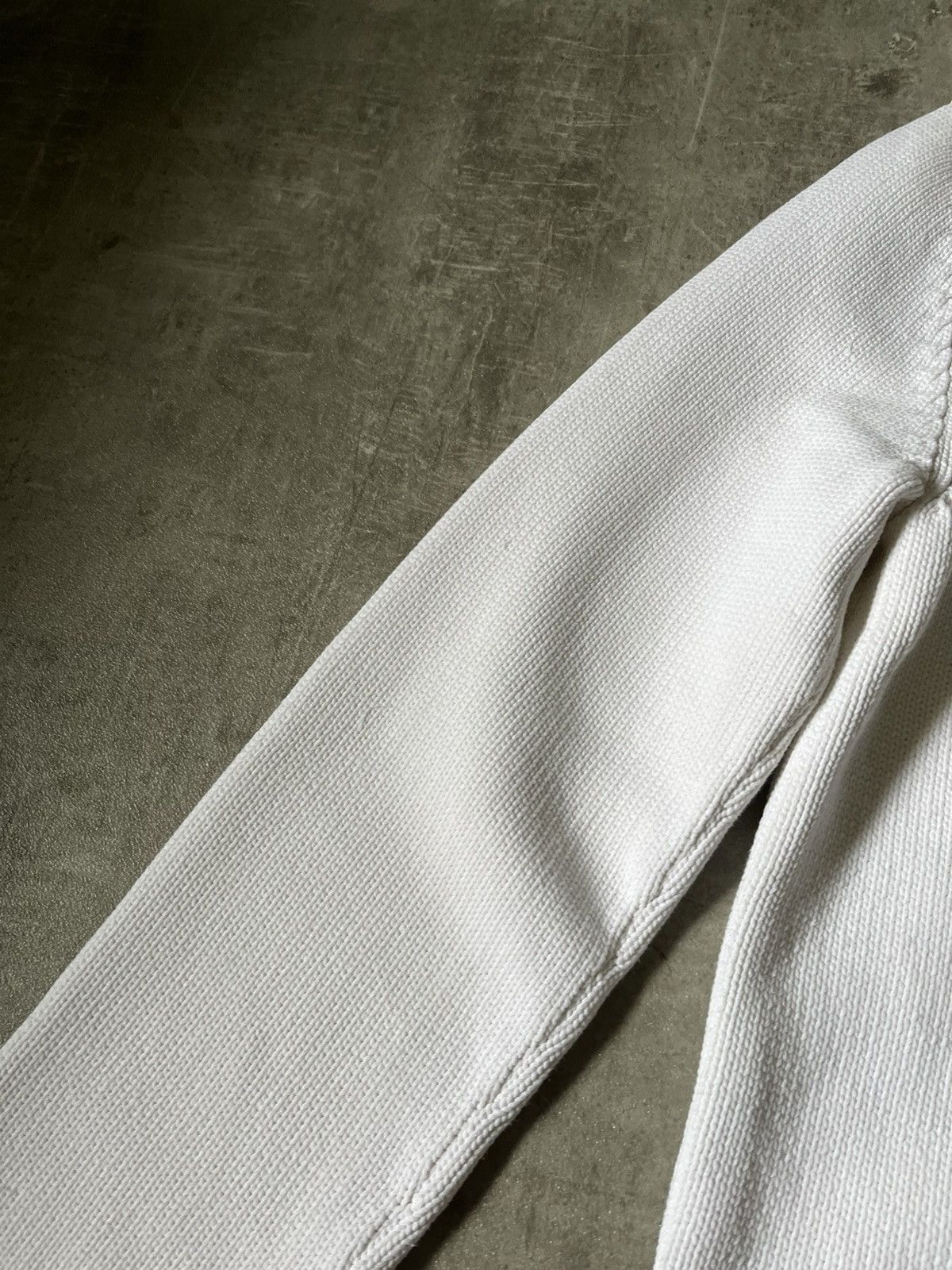 Maison Margiela Maison Margiela S/S 20 tag on chest white sweater rare Size US L / EU 52-54 / 3 - 12 Thumbnail