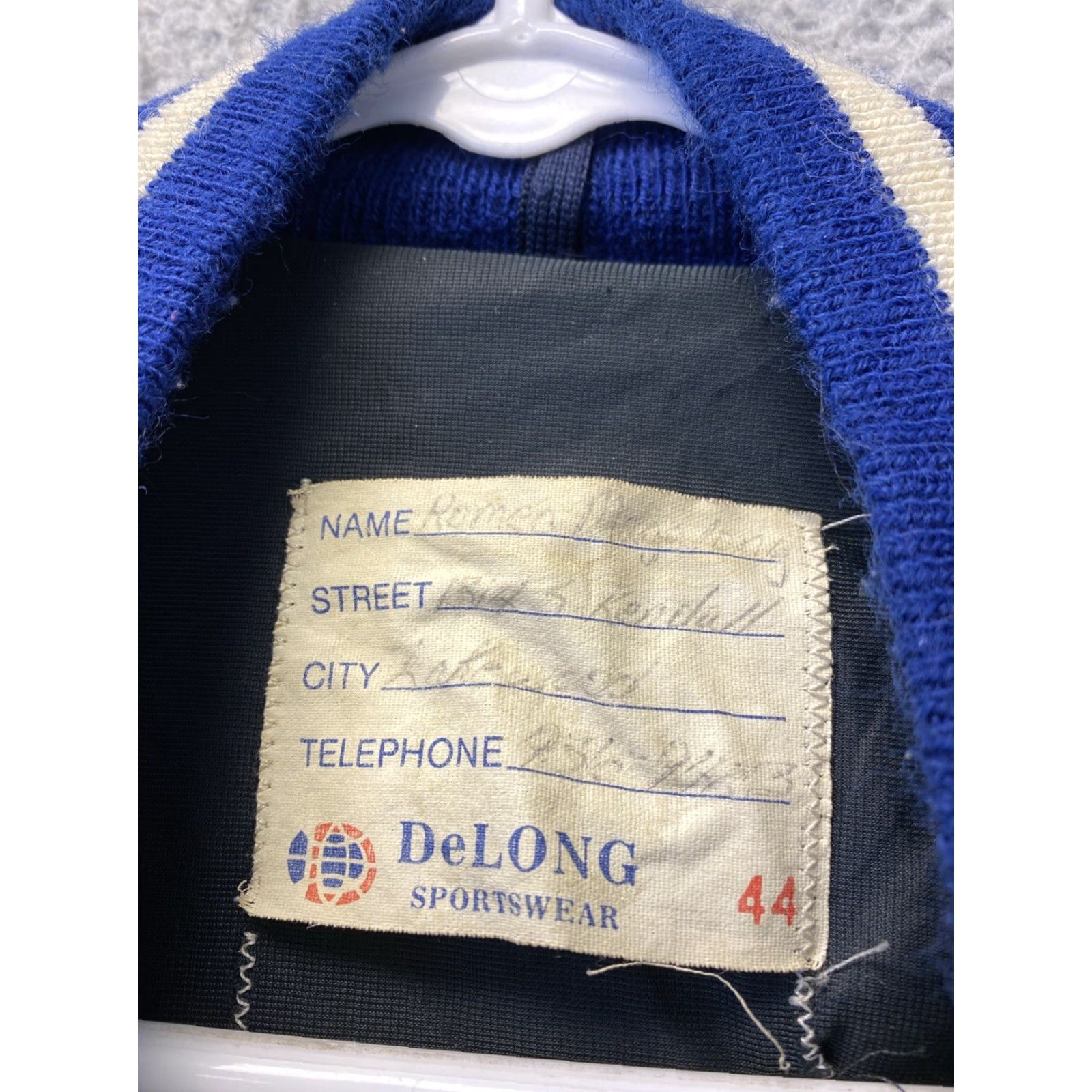 Vintage Delong Sportswear Varsity Jacket Men Size 44 L A Romeo Hawaiian 44-97 Size US L / EU 52-54 / 3 - 5 Thumbnail