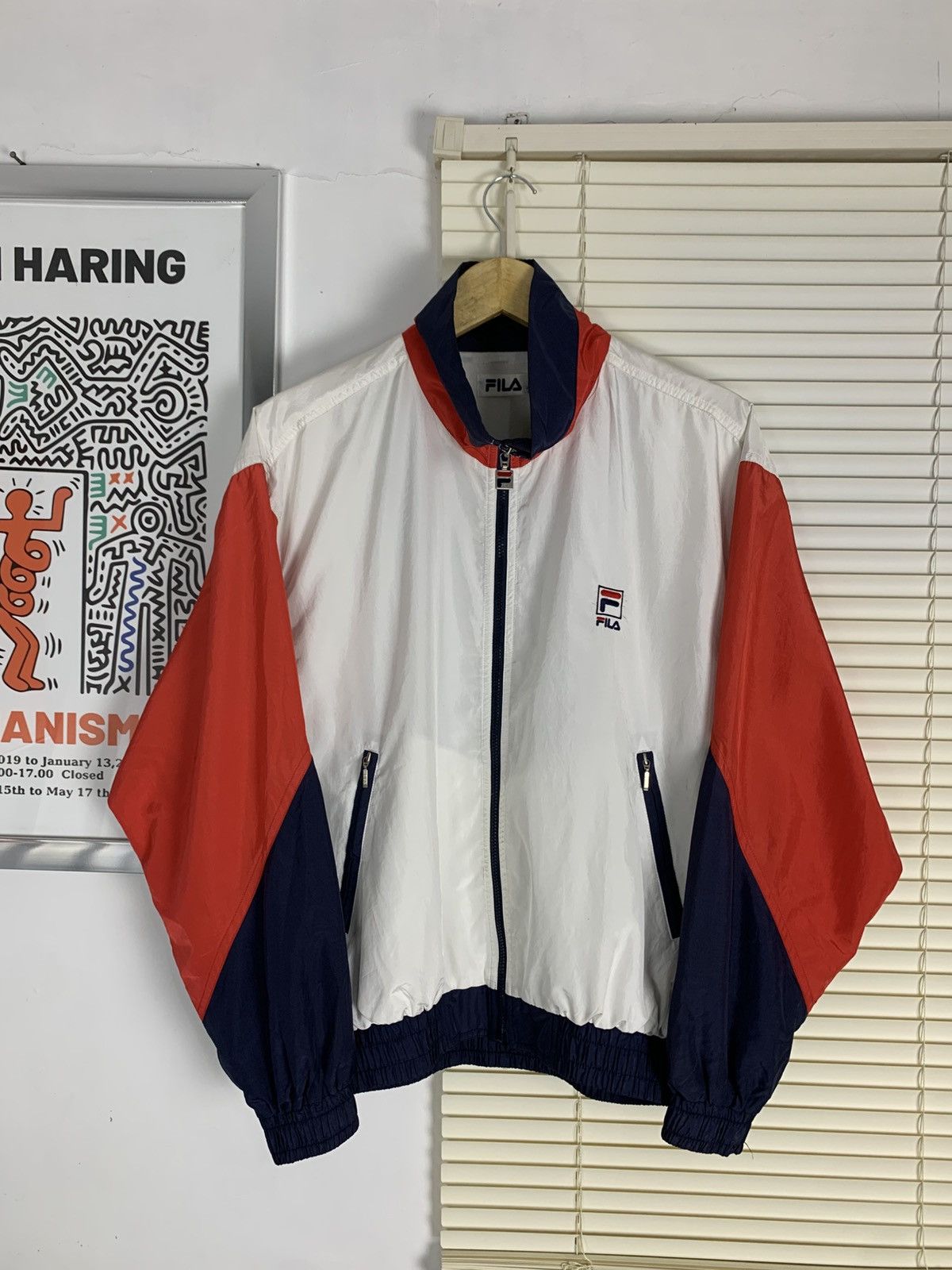 Vintage 90s Fila Sport Oversized Track Jacket