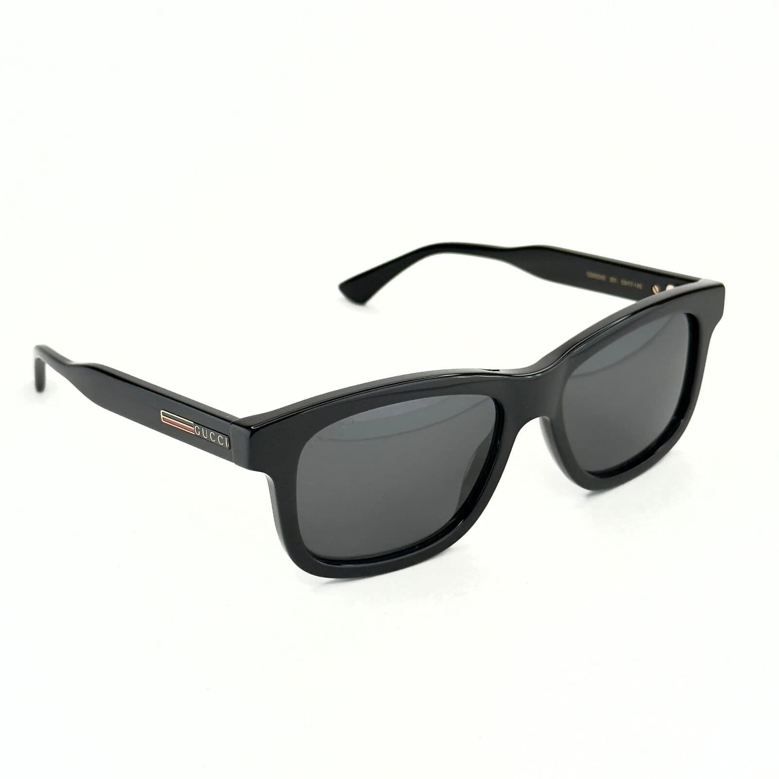 Gucci GUCCI Gg0824s 0824 Black 001 Sport Fashion Sunglasses Size ONE SIZE - 5 Thumbnail