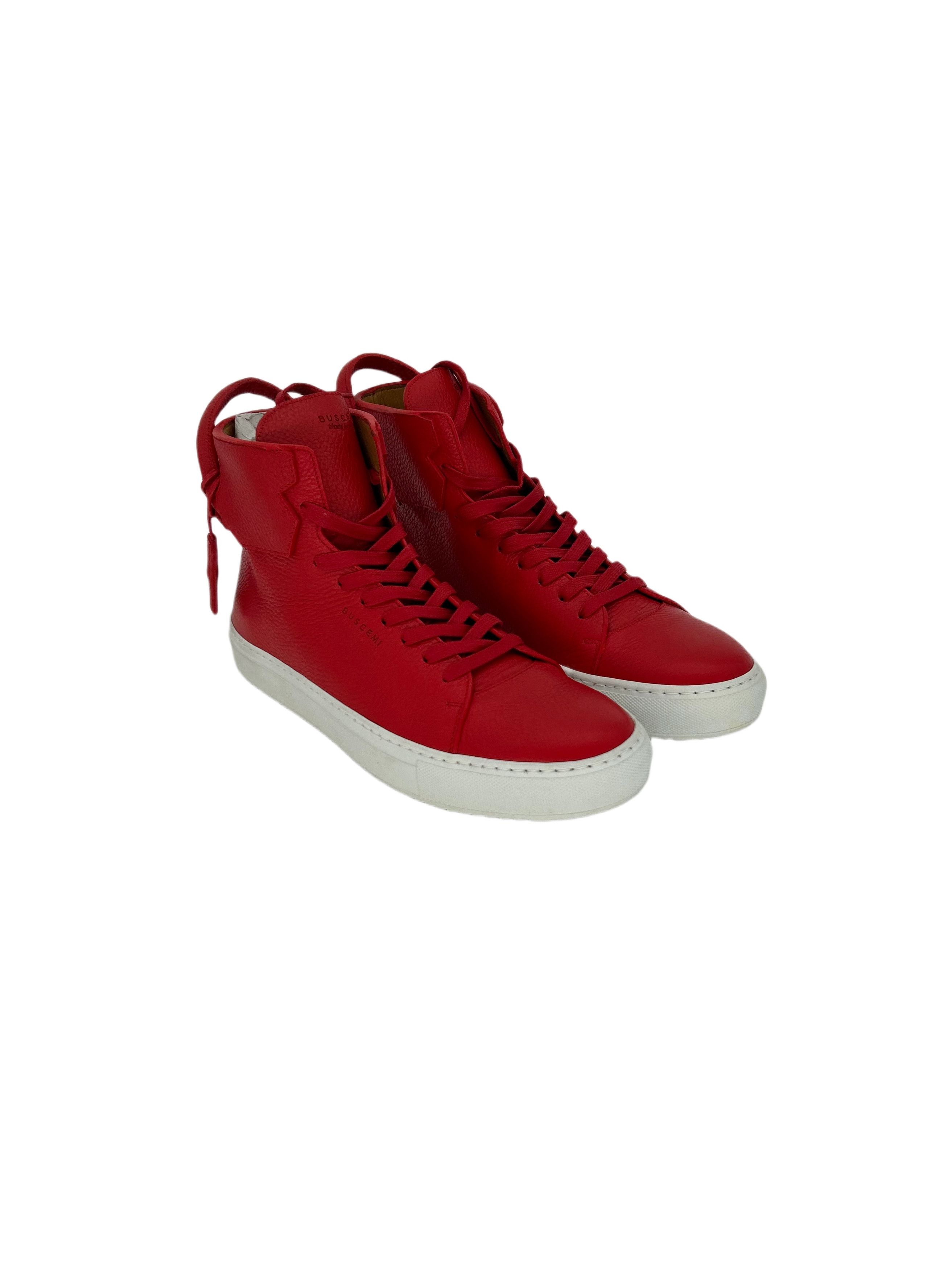 Buscemi Buscemi 125mm Hi Top Trainers Size US 11 / EU 44 - 1 Thumbnail