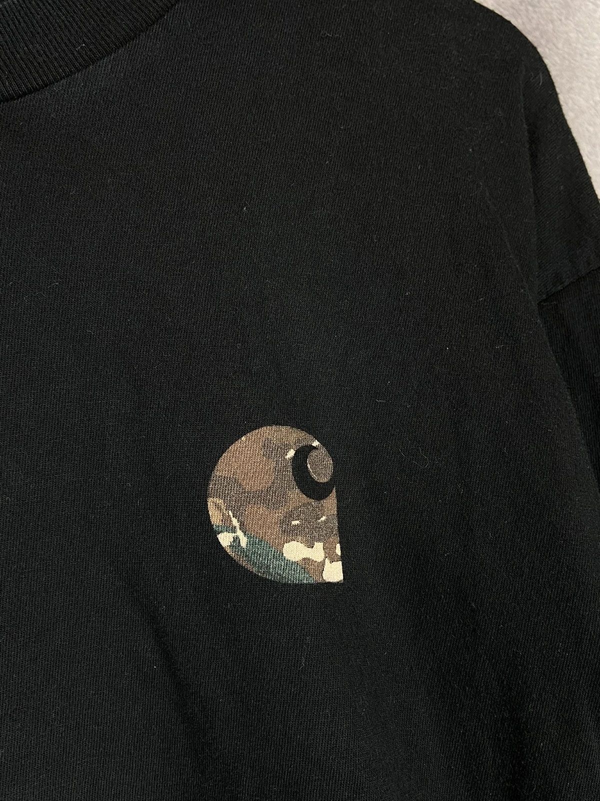 Carhartt Carhartt long sleeve black camo logo vintage workwear Size US M / EU 48-50 / 2 - 3 Thumbnail