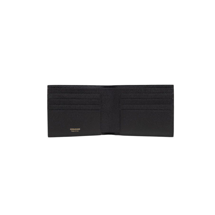Salvatore Ferragamo FERRAGAMO Black Leather Wallet New & Authentic Size ONE SIZE - 2 Thumbnail