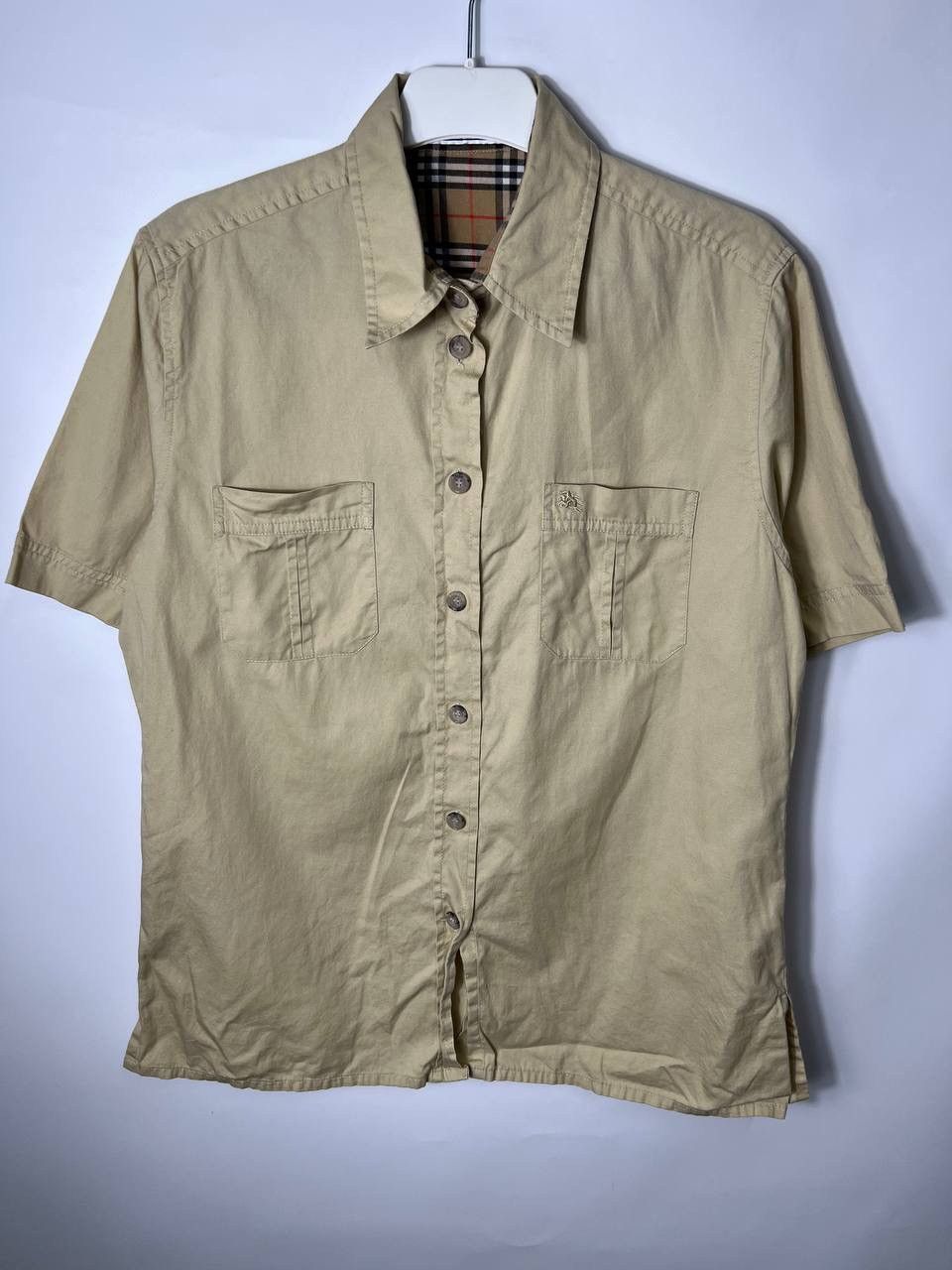 Burberry Vintage Burberrys Shirt Button Up Nova Check Y2K Size L / US 10 / IT 46 - 1 Thumbnail