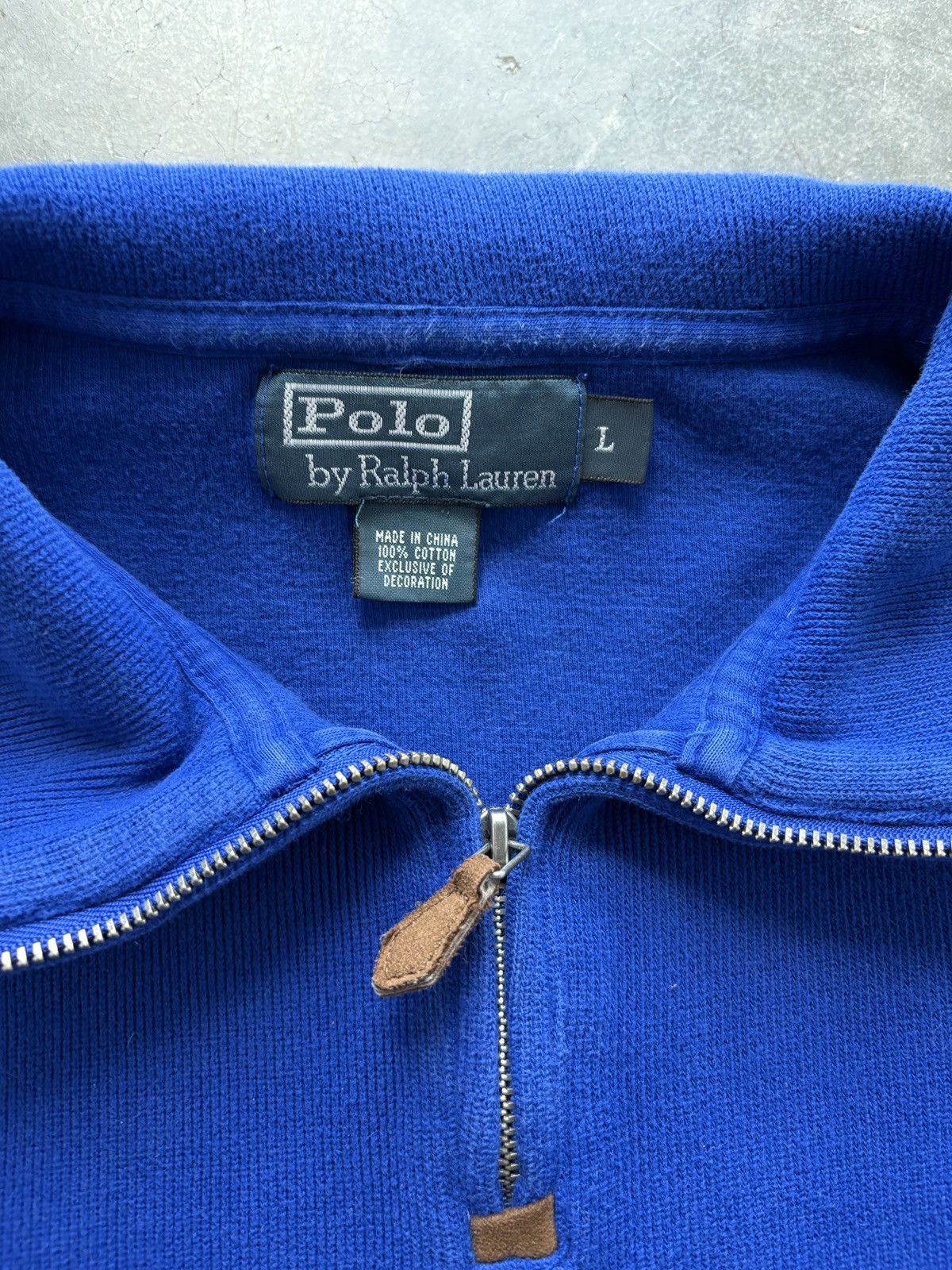 Polo Ralph Lauren Vintage Y2K Polo Ralph Lauren Quarter Zip Sweatshirt Size US L / EU 52-54 / 3 - 4 Thumbnail