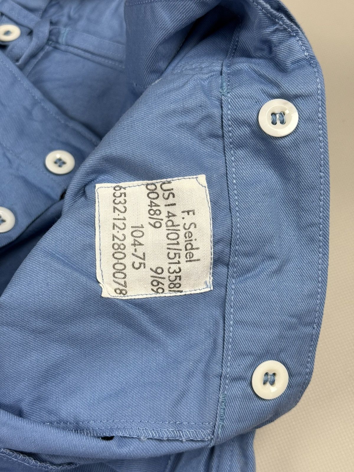 Le Laboureur Vintage German Air Force Military Fatigue Pants Trousers Size US 40 / EU 56 - 15 Thumbnail