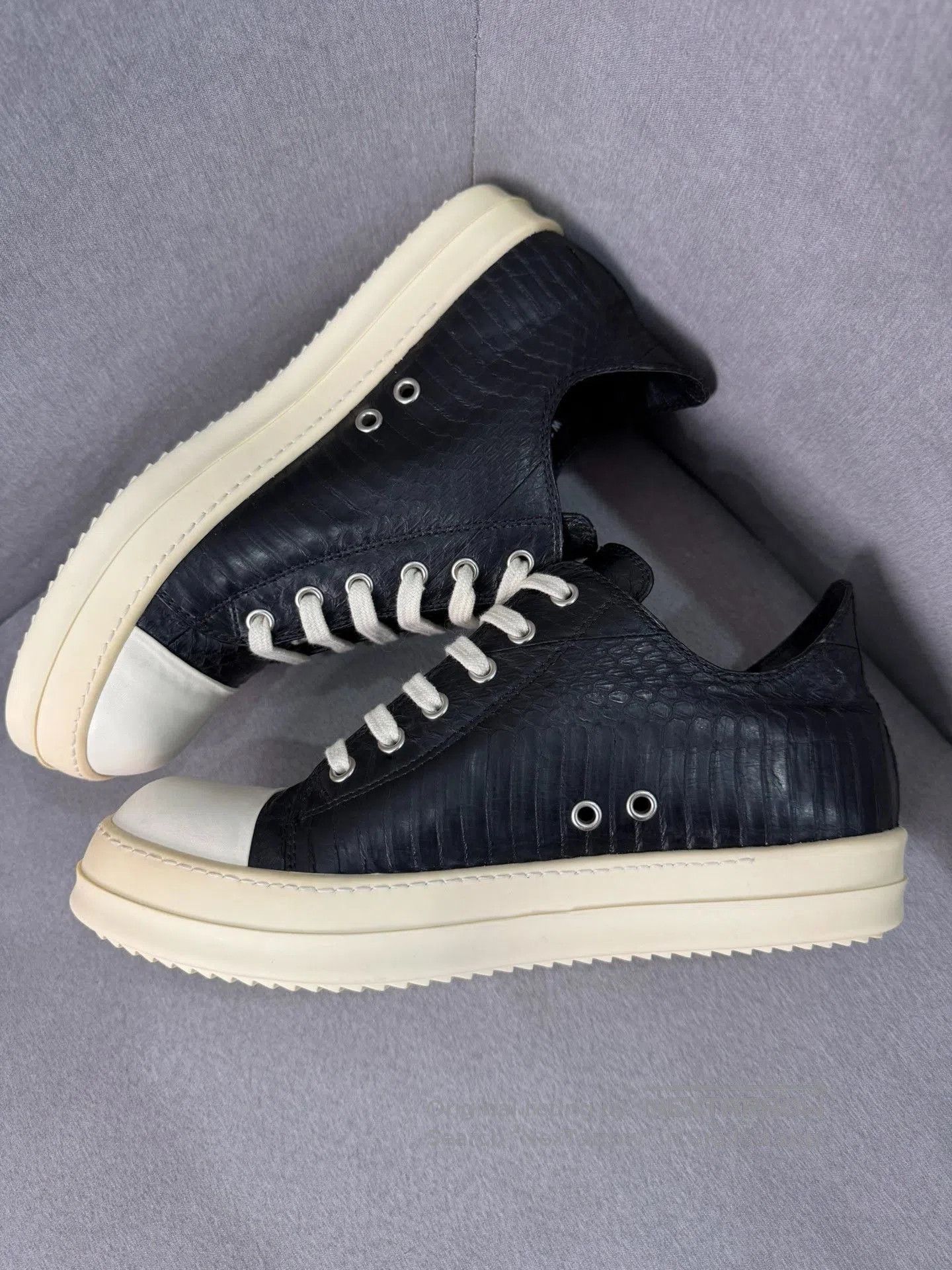 Rick Owens Rick Owens Special Leather Low. Size US 8 / EU 41 - 4 Thumbnail