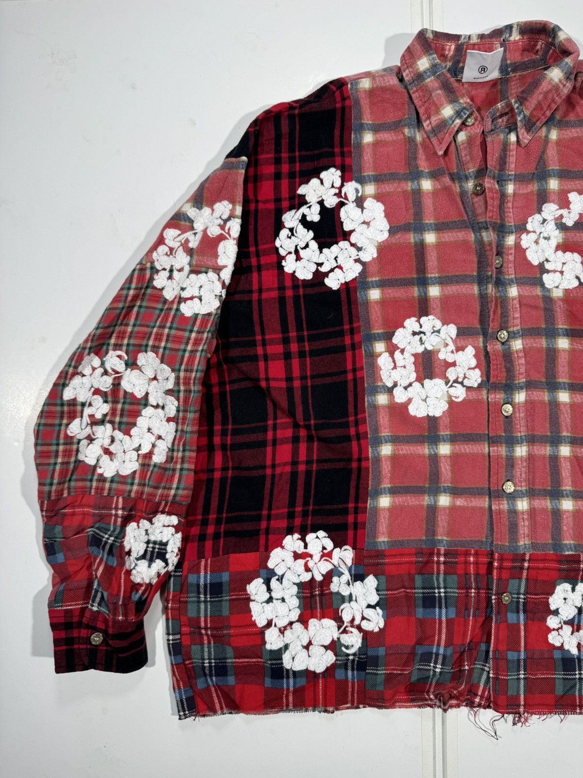 DENIM TEARS × READYMADE Readymade x Denim Tears Check Long Sleeve Shirt Sz XXL Size US XXL / EU 58 / 5 - 2 Thumbnail