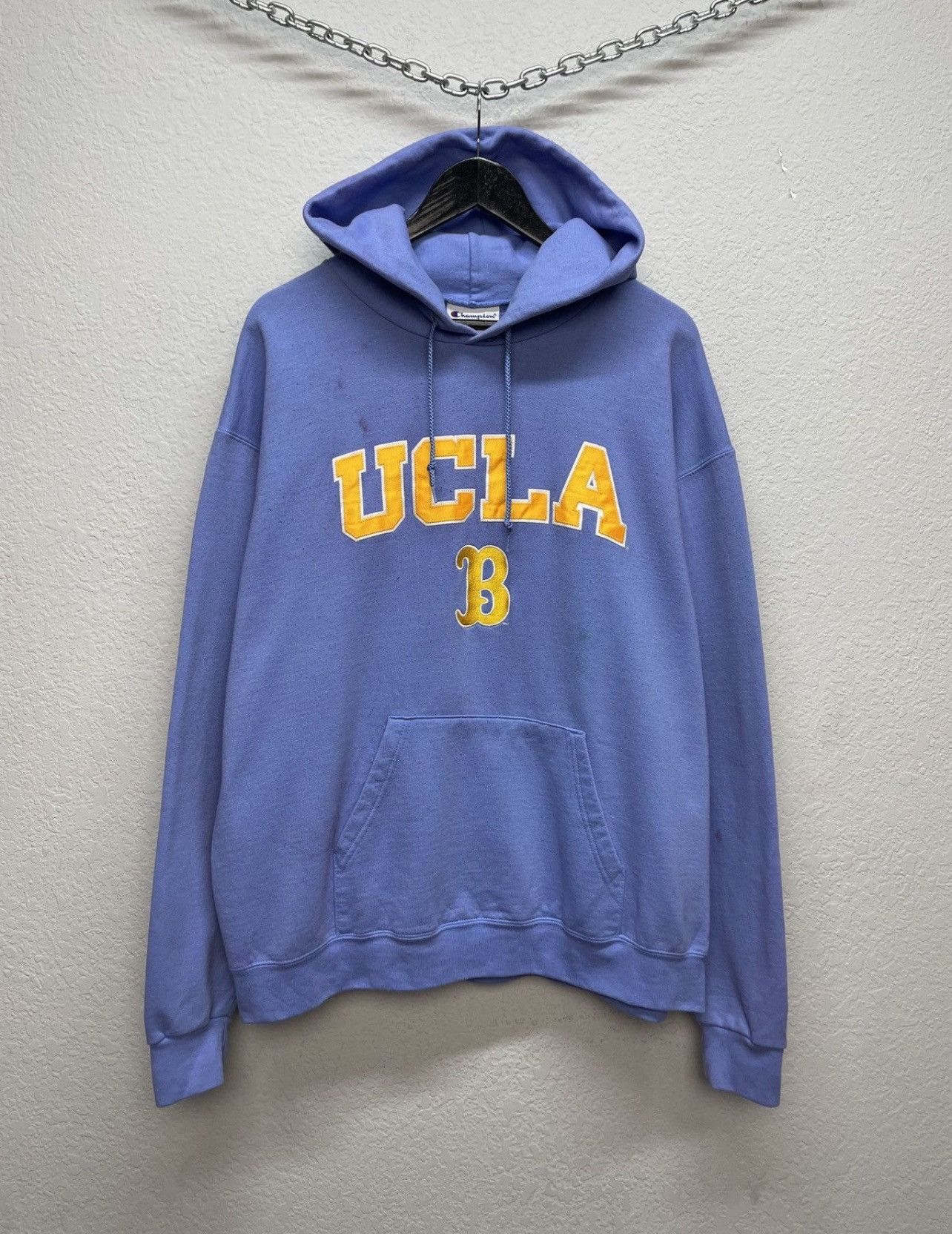 Russell Athletic Vintage 90s Champion UCLA University Boxy Fit Hoodie Size US XL / EU 56 / 4 - 2 Thumbnail