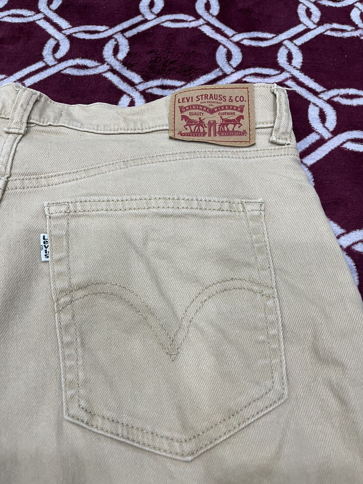 Levi's Levis High Waisted Wide Leg Crop Denim Size 33" - 12 Thumbnail