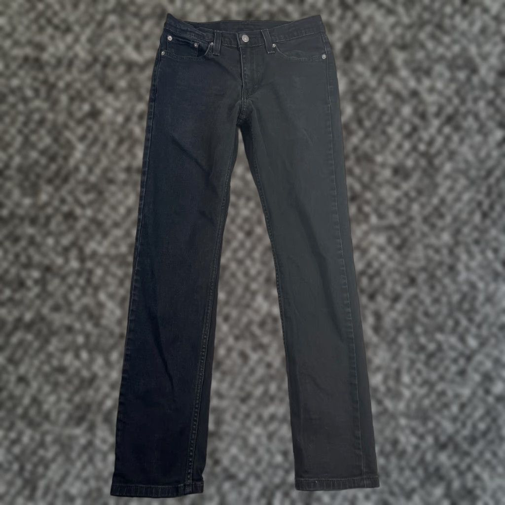 Levi's VINTAGE Levi's 511 Jeans Men 28x29 Black Straight Dark Wash Denim Slim Fit Casual Size US 34 / EU 50 - 1 Thumbnail