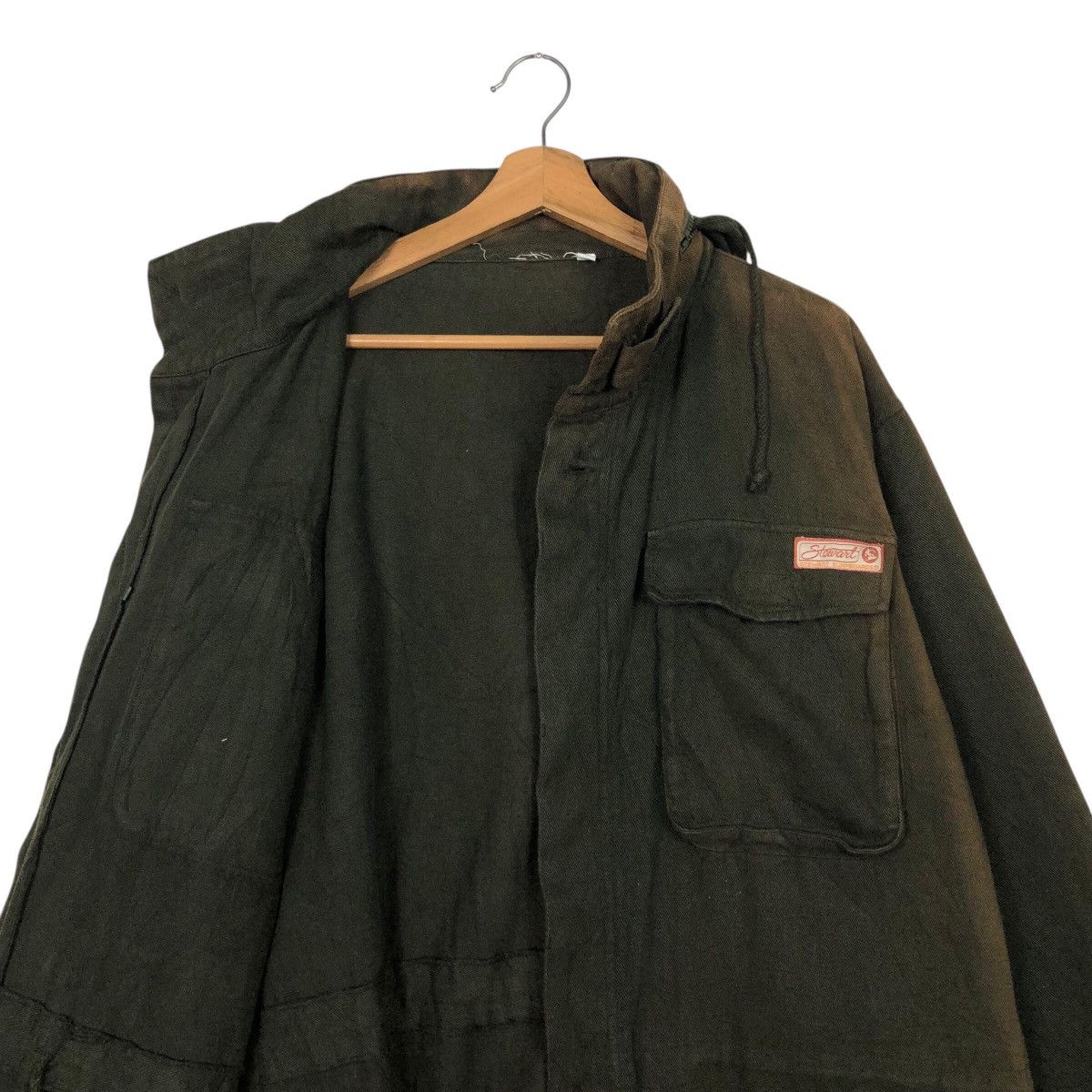 Japanese Brand × Vintage 📌Vintage Chore Duck Canvas Jacket Stewart Sunboards Sun Fade Size US L / EU 52-54 / 3 - 14 Thumbnail