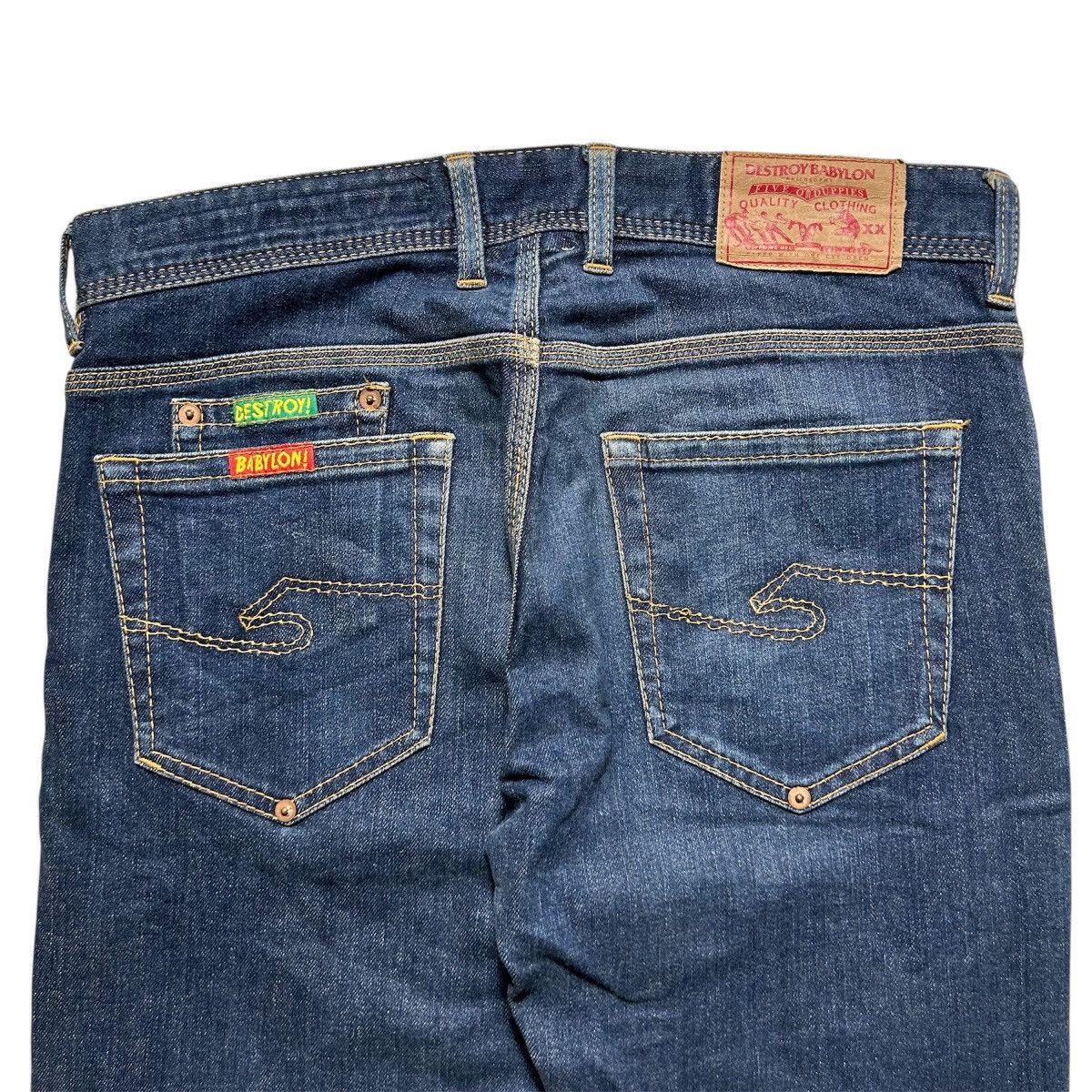 Babylon Vintage Babylon Jeans Pants Size 32" / US 10 / IT 46 - 3 Thumbnail