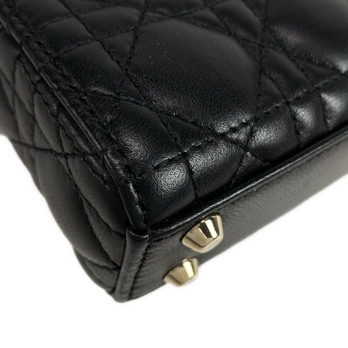 Dior DIOR Lady Dior Micro Bag Handbag Size ONE SIZE - 9 Thumbnail