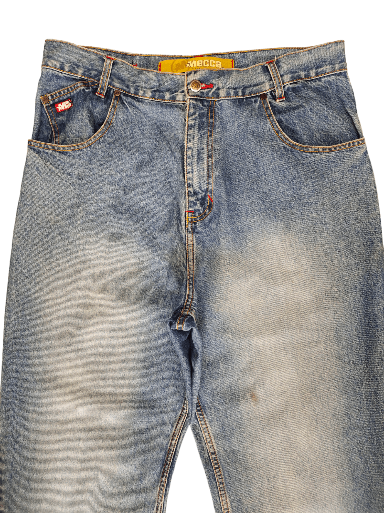 Mecca Baggy Jeans Mecca Wide Leg Denim Y2k Jnco Size US 34 / EU 50 - 9 Thumbnail