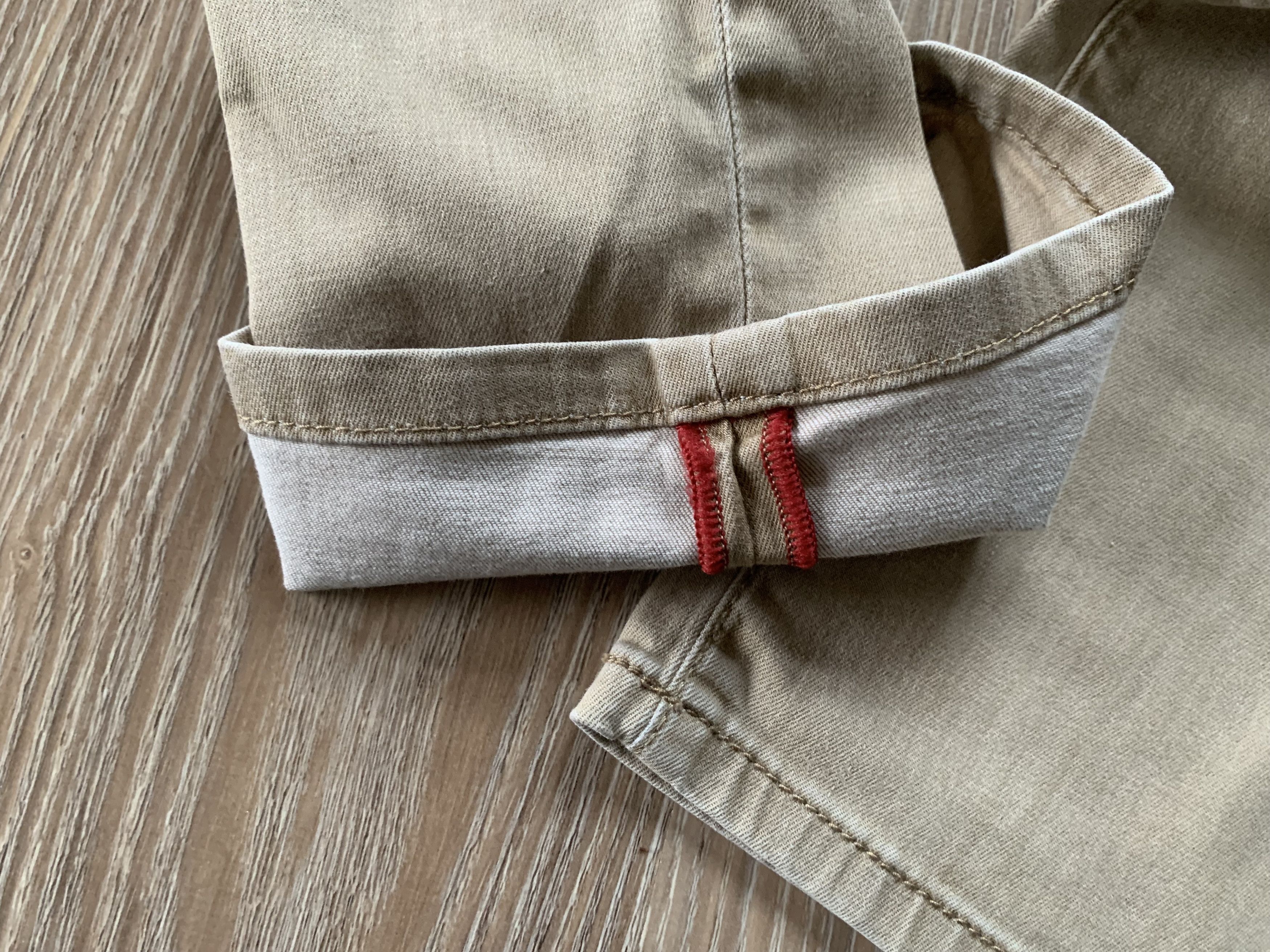 Designer × Pierre Cardin Pierre Cardin Premium Selvedge Beige Jeans Size US 33 - 11 Thumbnail