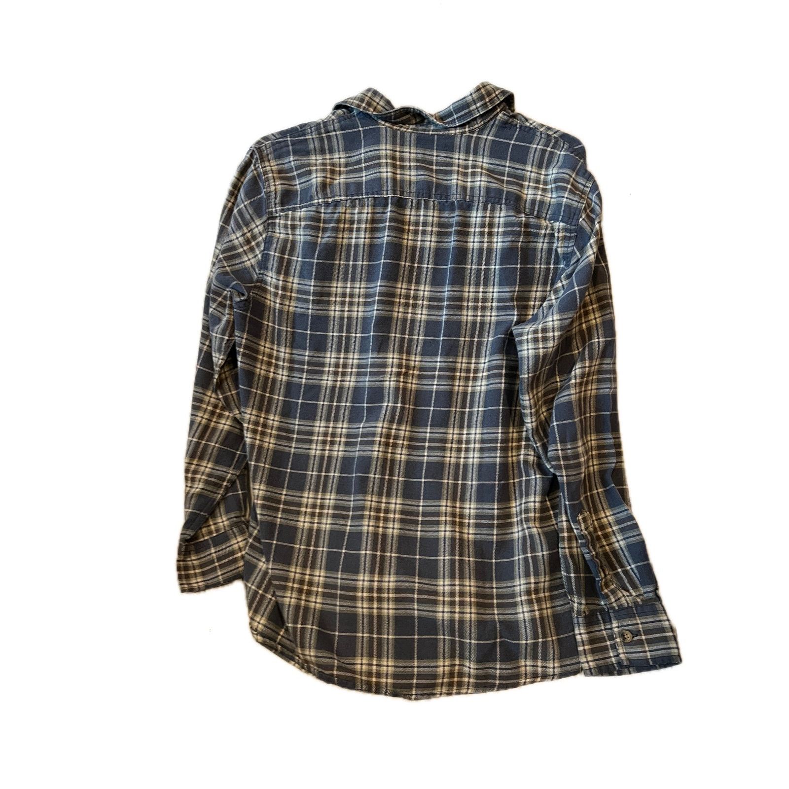 Wrangler Wrangler Blue Gray Checkered Flannel Mens L Size US L / EU 52-54 / 3 - 2 Thumbnail