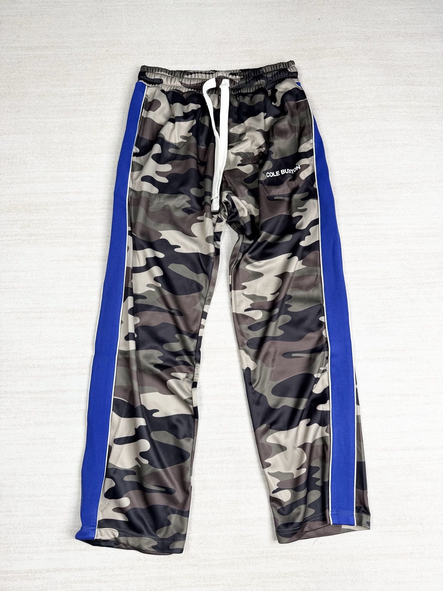 camo track pants