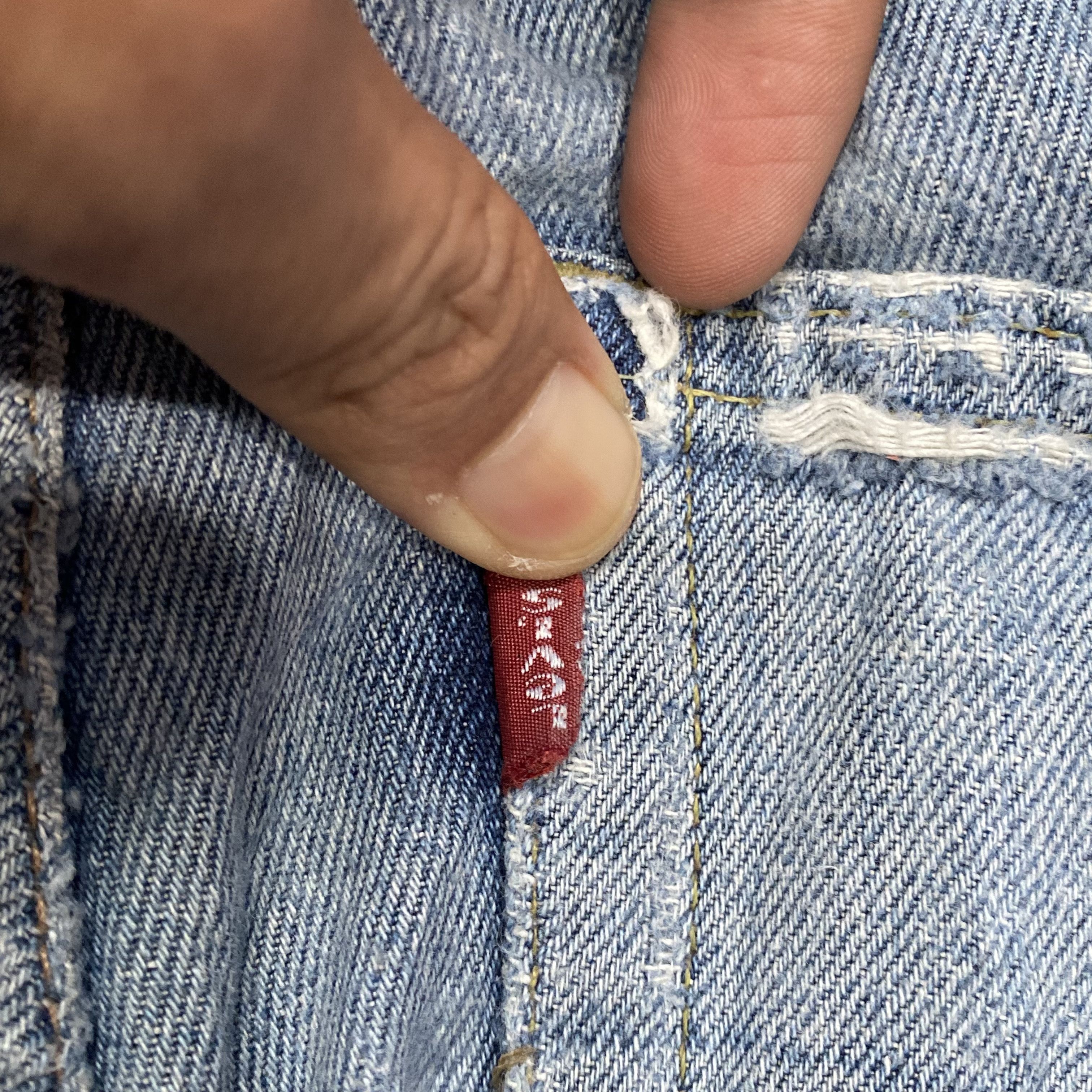 Levi's 🔥 Vintage Levis 507 Distress Aging Bootcut Denim Size US 29 - 10 Thumbnail