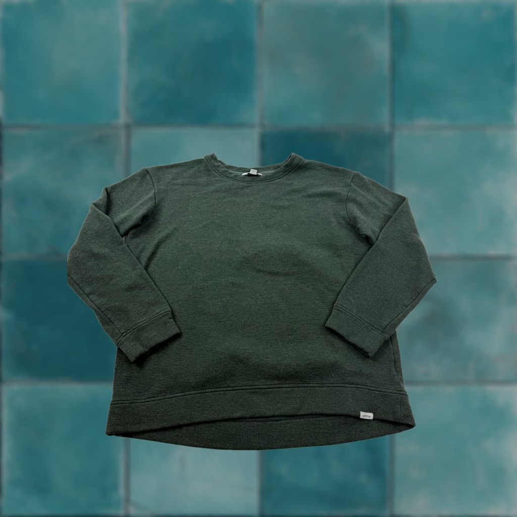 Orvis Orvis Sweatshirt Womens Medium Green Fleece Crewneck Pullover Solid Stretch Size M / US 6-8 / IT 42-44 - 1 Thumbnail