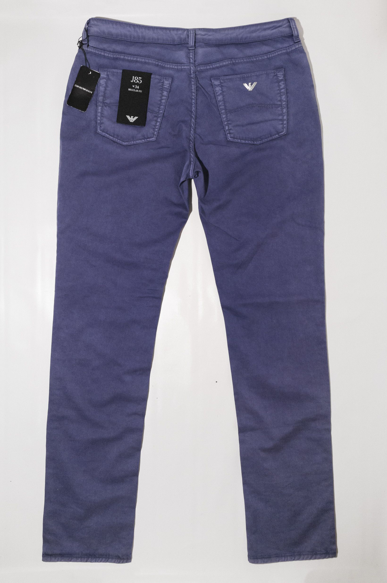 Emporio Armani MSRP~250€ Thin Cotton Pants Slim Straight J85 class. elegant Size 34" / US 12 / IT 48 - 7 Thumbnail