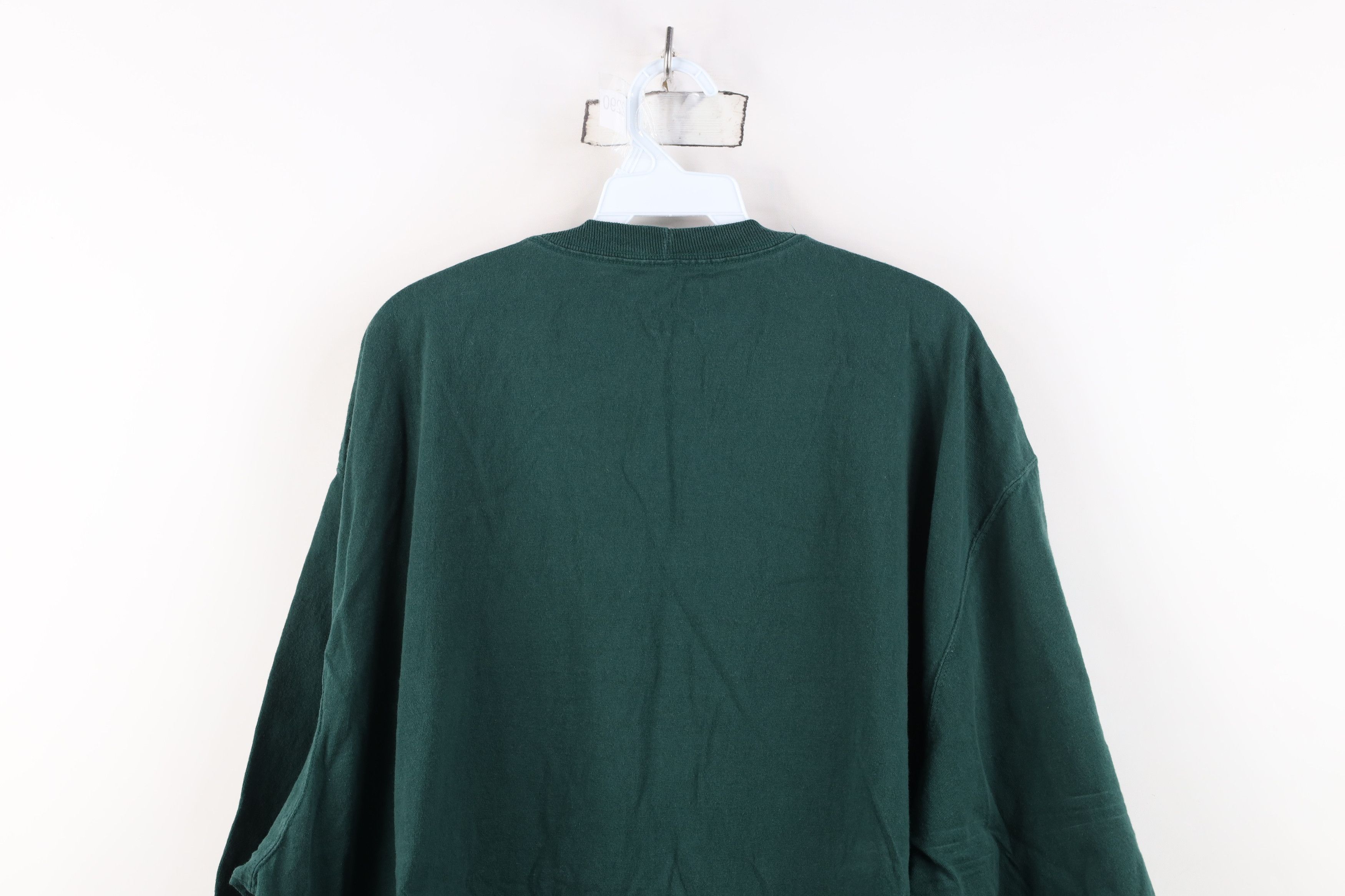 Carhartt Vintage Y2K Carhartt Faded Heavy Cotton Pocket T-Shirt Green Size US XXL / EU 58 / 5 - 13 Thumbnail