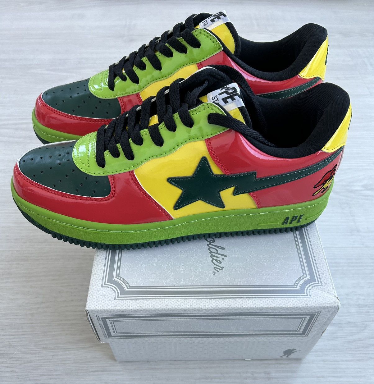 その他 A BATHING APE BAPE DC COMICS THE FLASH SOLD Bapesta x DC Comics “The Flash” 2007 Size 10 brand new