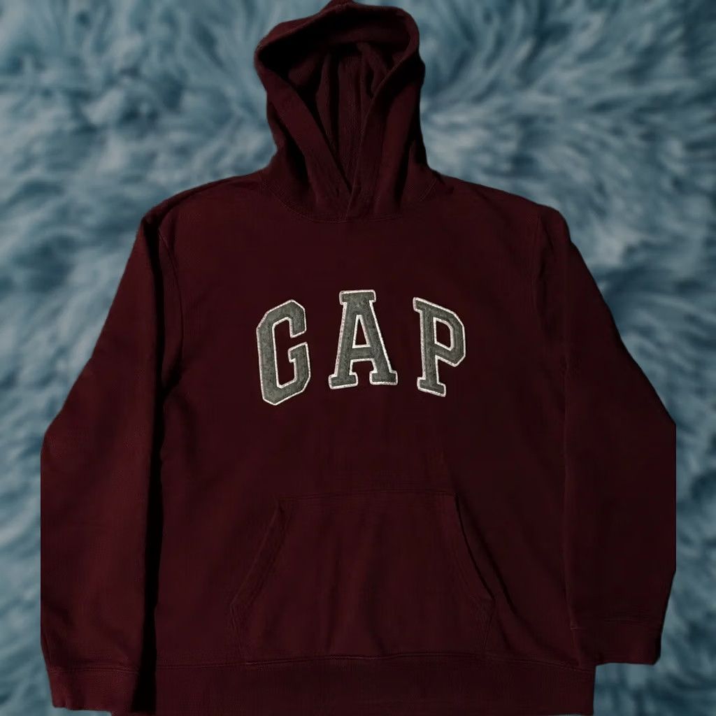 Gap VINTAGE Gap Spellout Hoodie XXL Track Nautical Sailing Skate Grunge Hip Hop 90s Shirt Men Red XXXXXL? Size US XXL / EU 58 / 5 - 1 Thumbnail