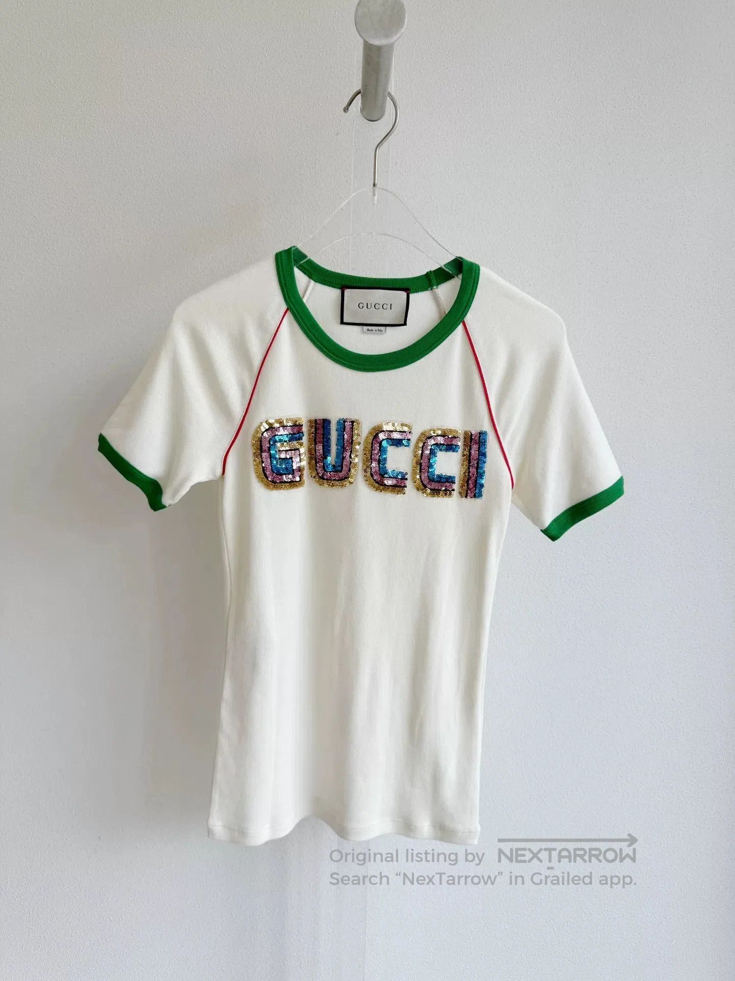 Gucci Gucci Sequin Short-Sleeve T-Shirt XS. Size XS / US 0-2 / IT 36-38 - 2 Thumbnail