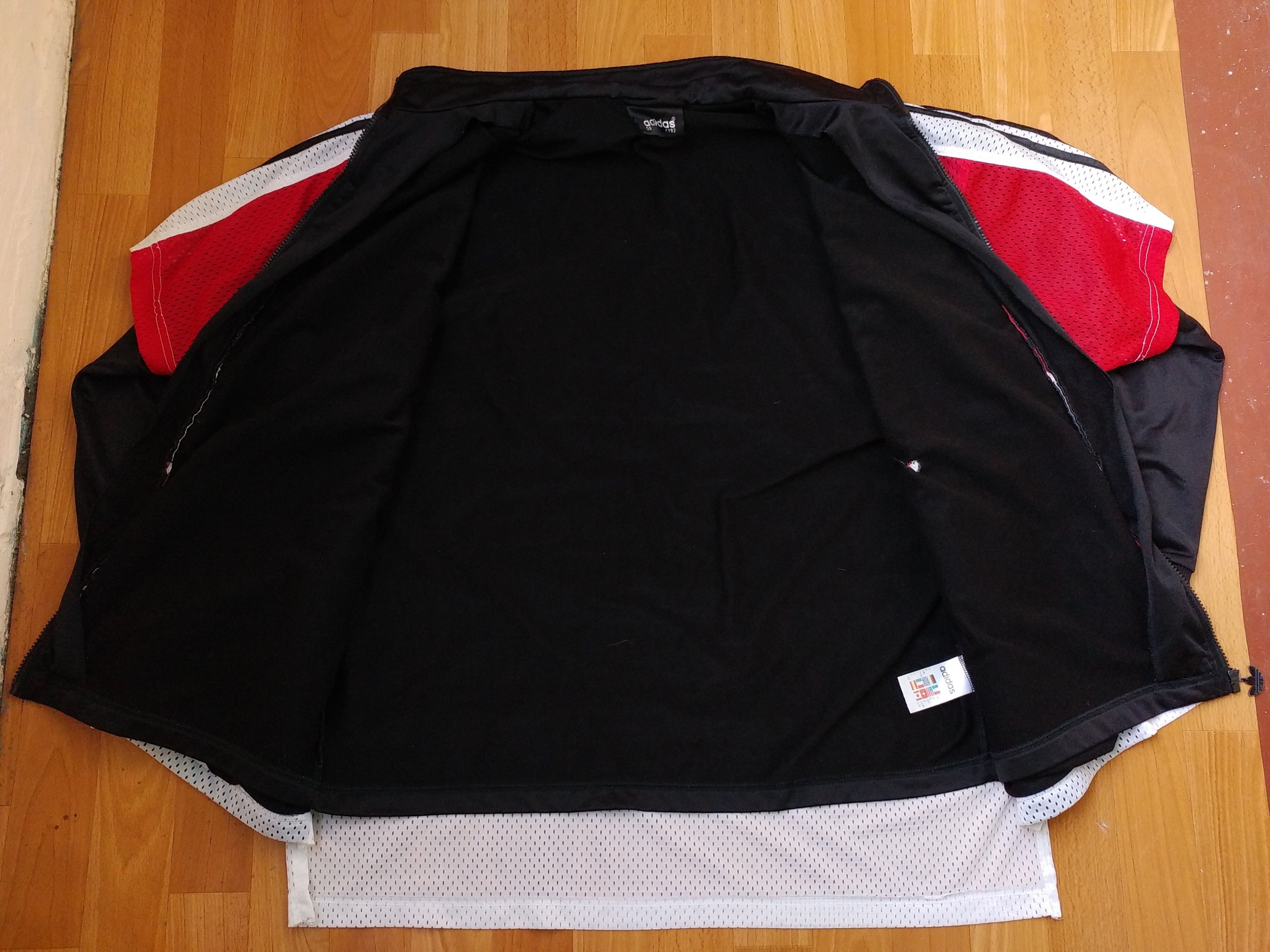 Adidas × Vintage ADIDAS jacket, vintage track top 90s hip hop Run DMC size L Size US L / EU 52-54 / 3 - 14 Thumbnail