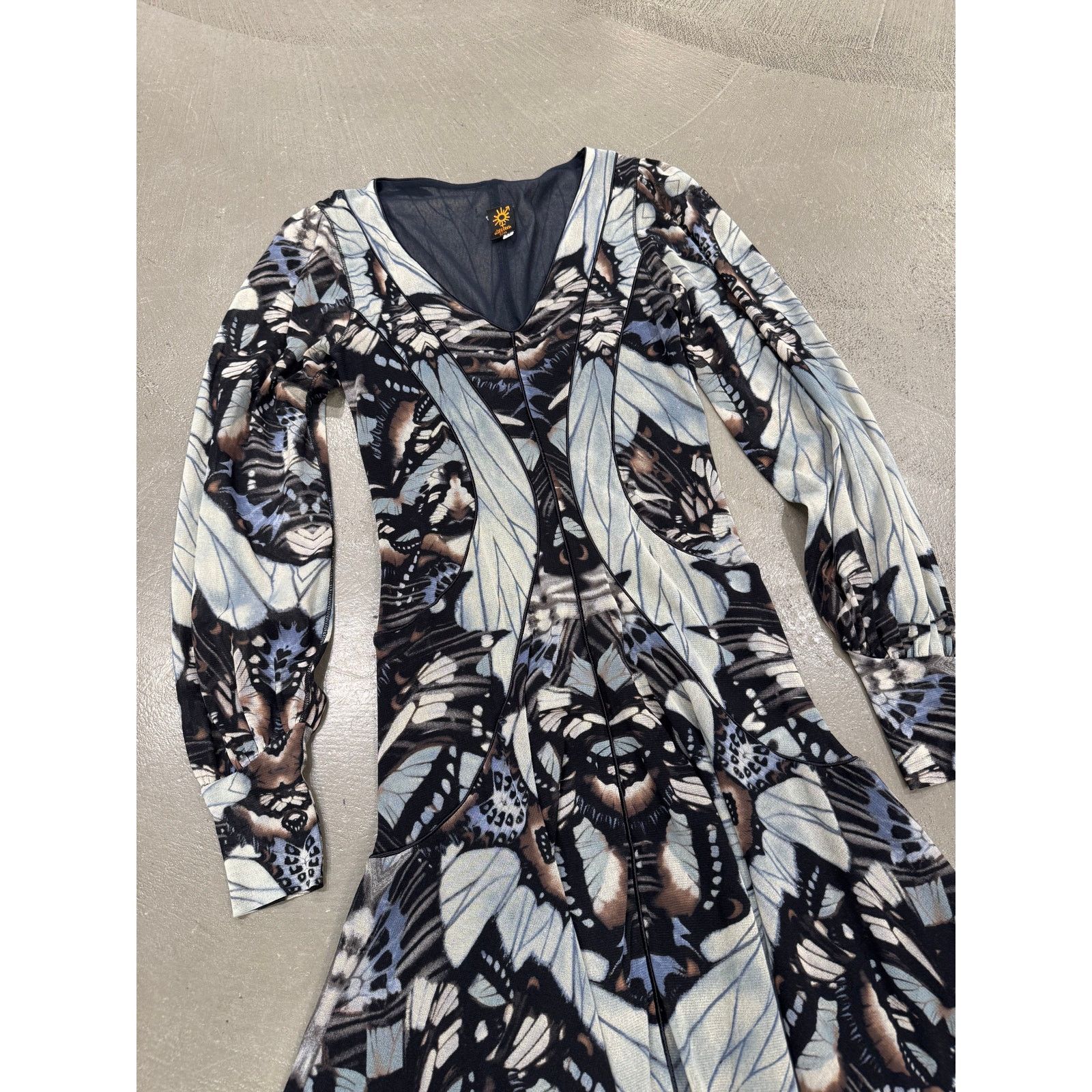 Jean Paul Gaultier 2003 Jean Paul Gaultier butterfly midi dress Size M / US 6-8 / IT 42-44 - 2 Thumbnail
