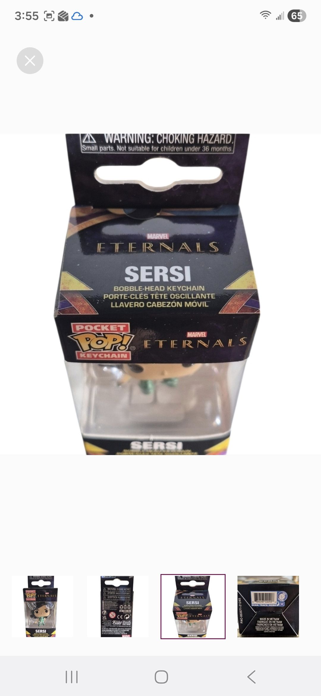 Other Funko × Marvel SERSI Pocket POP Keychain Size ONE SIZE - 3 Thumbnail