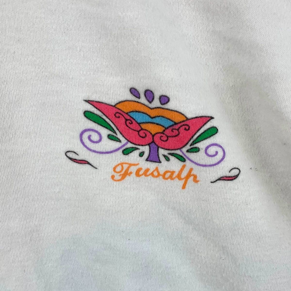 Fusalp Vintage 90’ FUSALP FRANCE FLORAL Half Zipper Tee Shirt Size M / US 6-8 / IT 42-44 - 3 Thumbnail