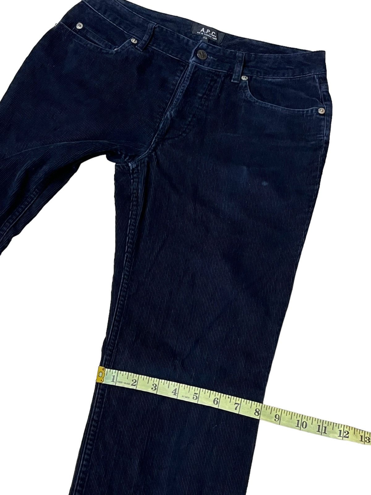 A.P.C. A.P.C RUE DE FLEURUS CORDUROY SUPER BLACK JEANS Size US 29 - 12 Thumbnail